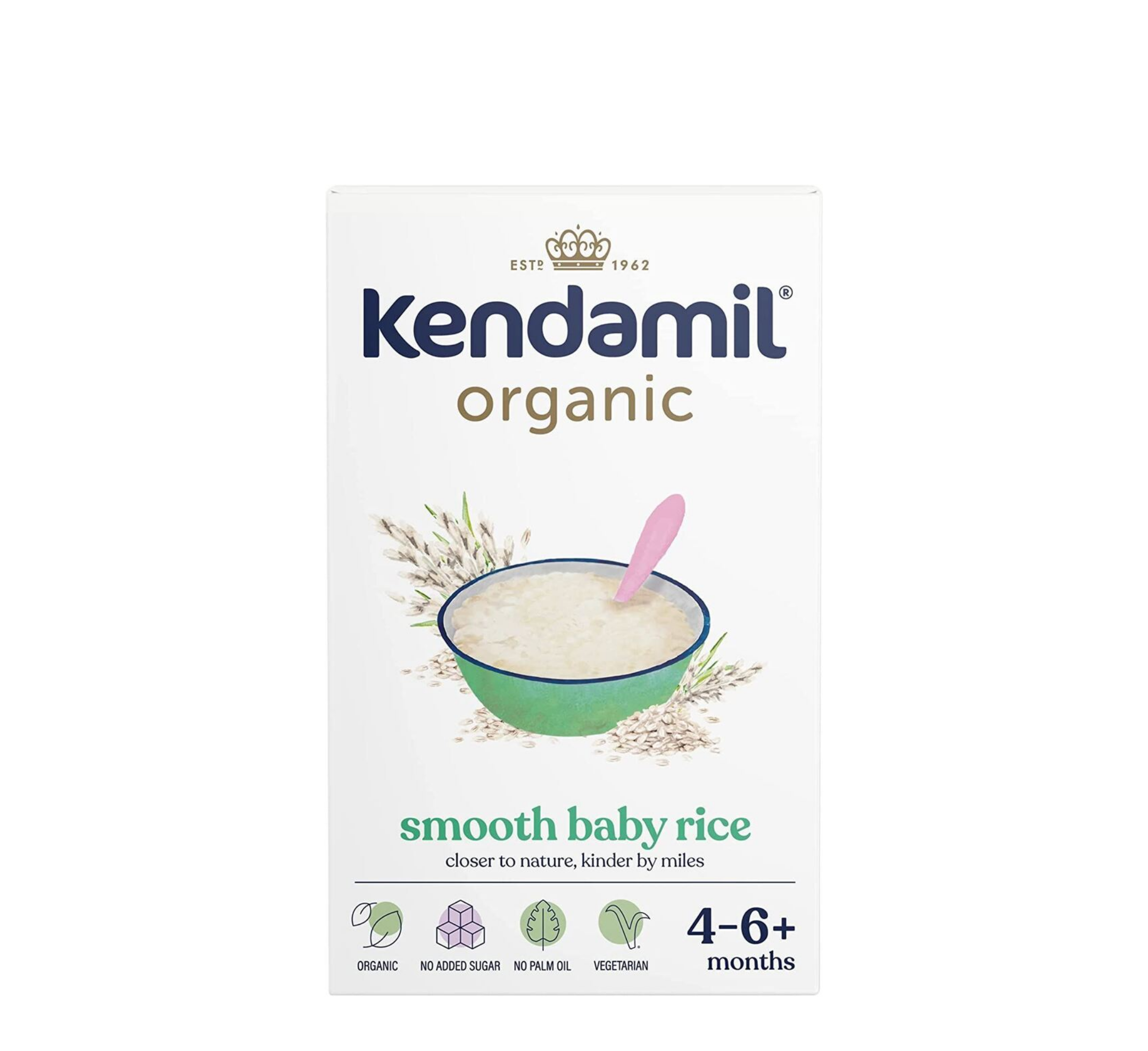 Kendamil Organic Smooth Baby Rice *120gr (4-6 muajsh+)