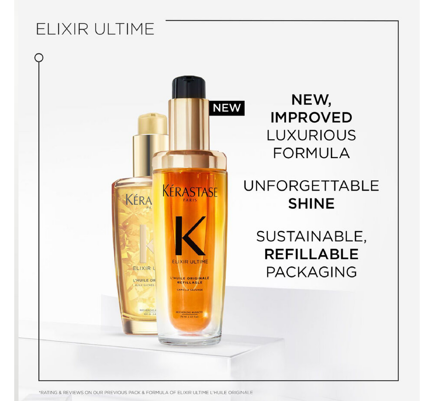 Vaj hidratues për flokë Kérastase Elixir Ultime Elixir Ultime, rimbushës, 75 ml