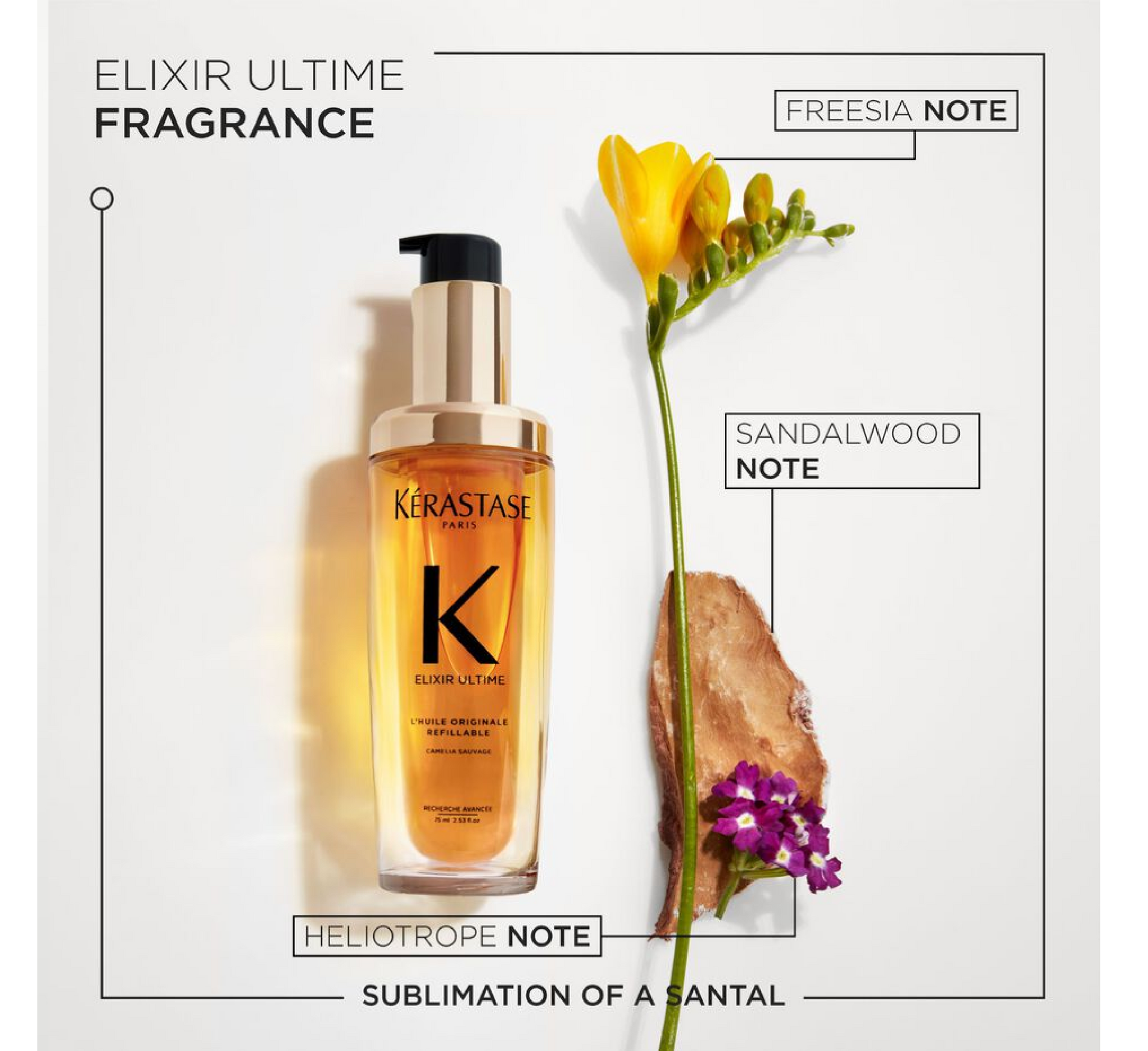 Vaj hidratues për flokë Kérastase Elixir Ultime Elixir Ultime, rimbushës, 75 ml