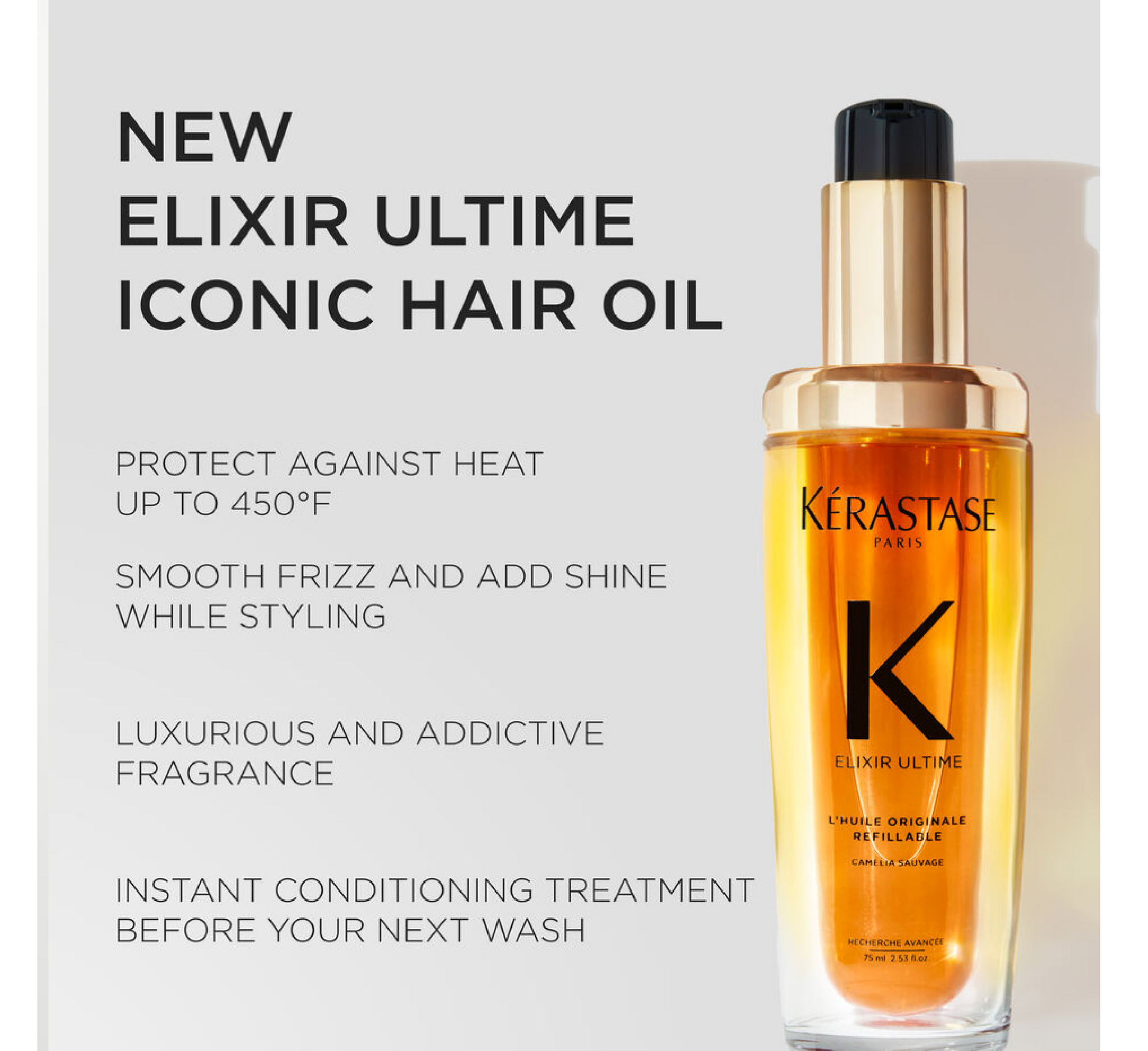 Vaj hidratues për flokë Kérastase Elixir Ultime Elixir Ultime, rimbushës, 75 ml