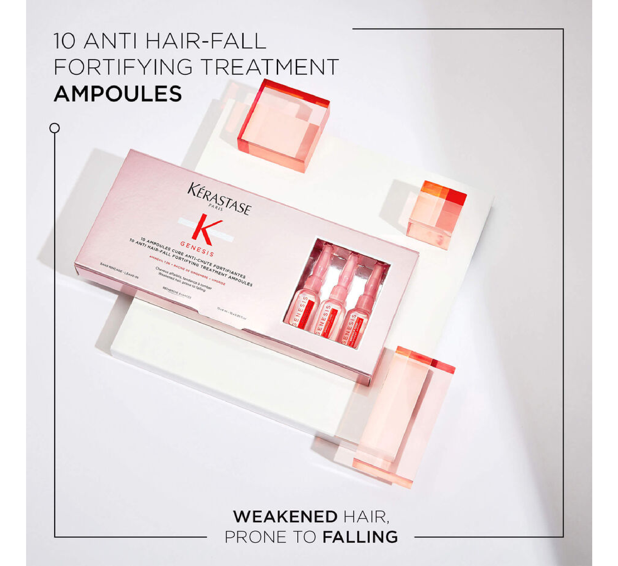 Kérastase Genesis Ampoules Cure Anti-Chute Fortifiantes Treatment (10*6ml)