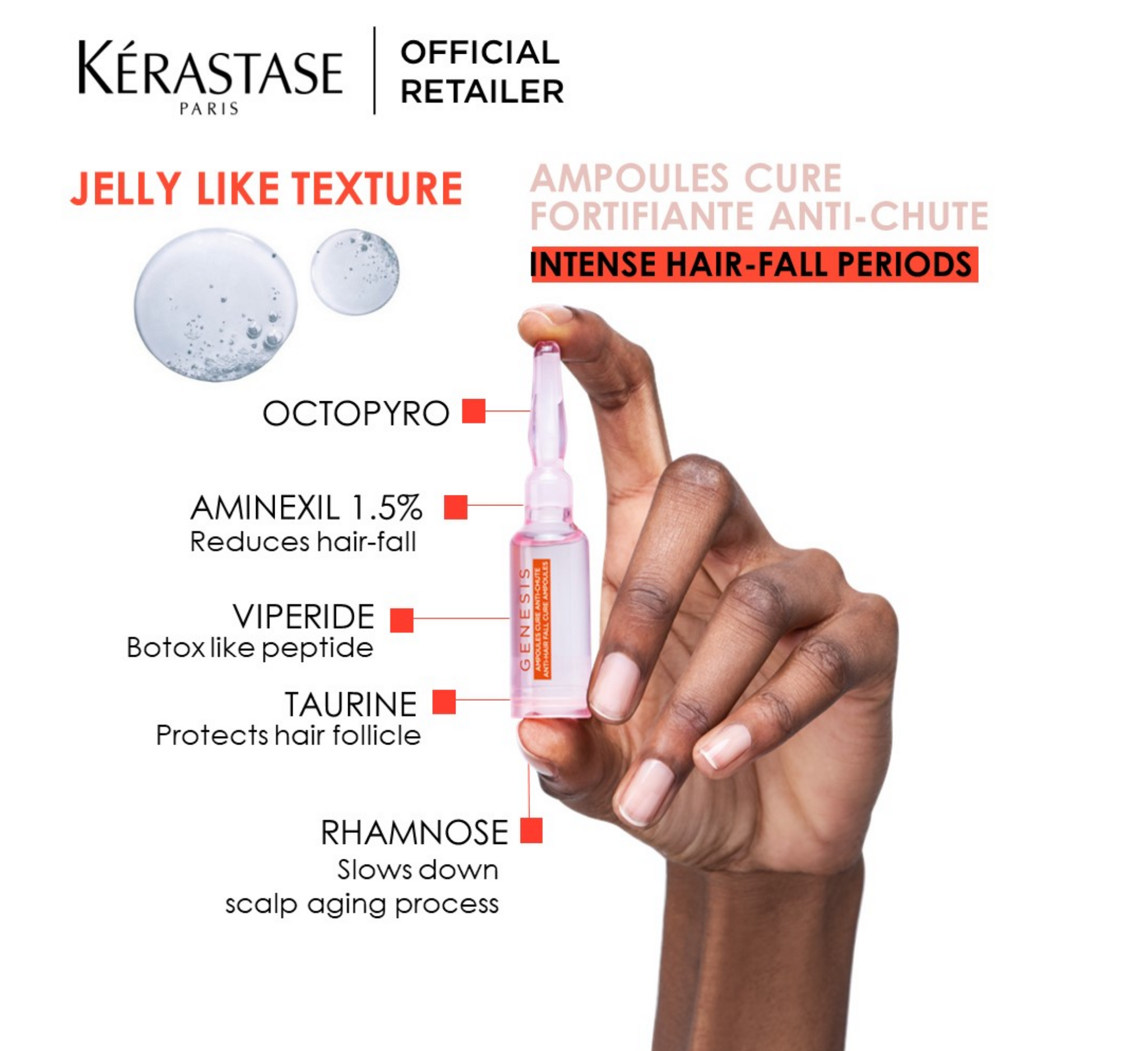 Ampula Kérastase Genesis Cure Anti-Chute Fortifiantes Trajtim (10*6ml)