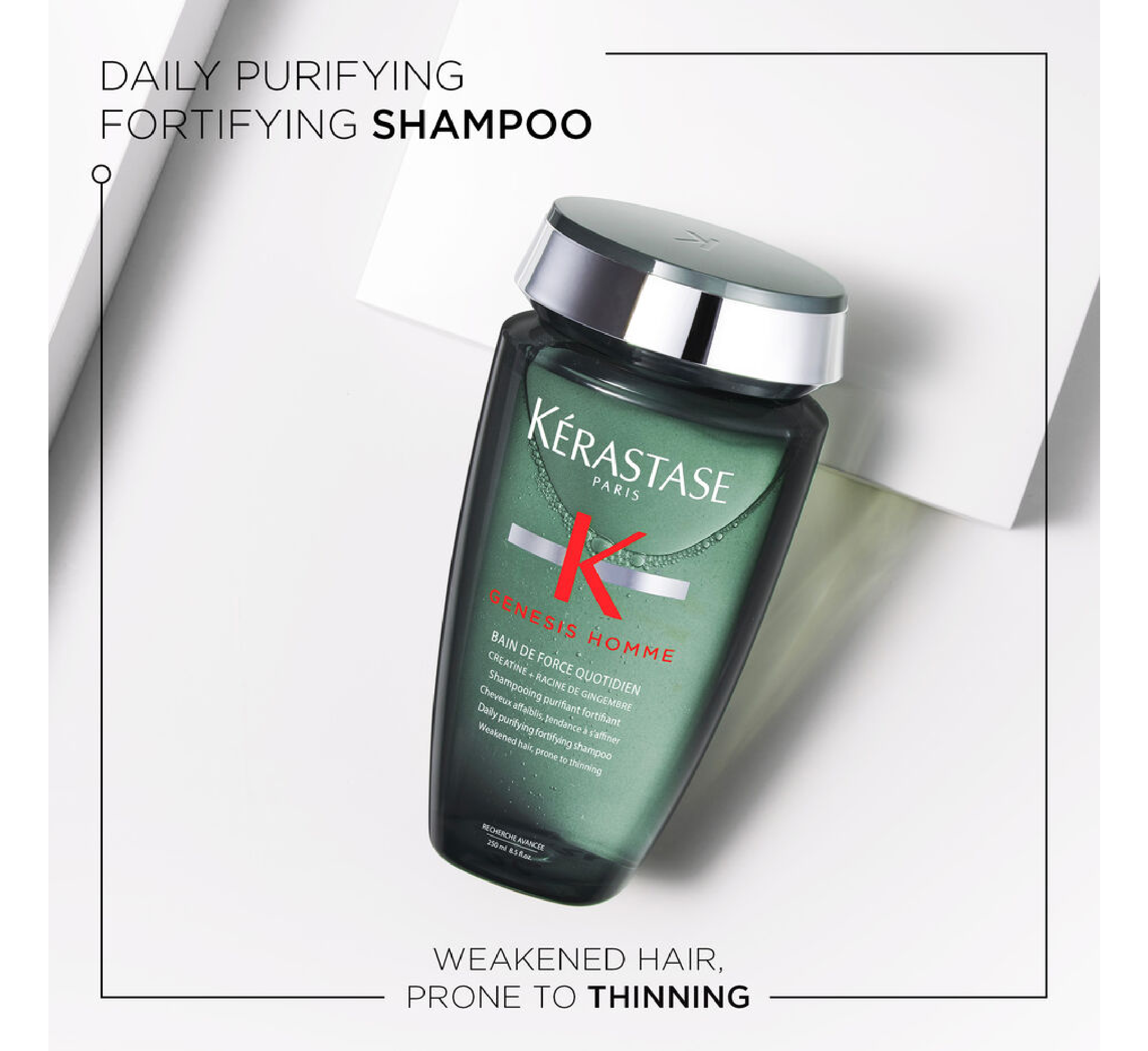 Kérastase Genesis Homme Bain De Force Quotidien Shampoo *250ml