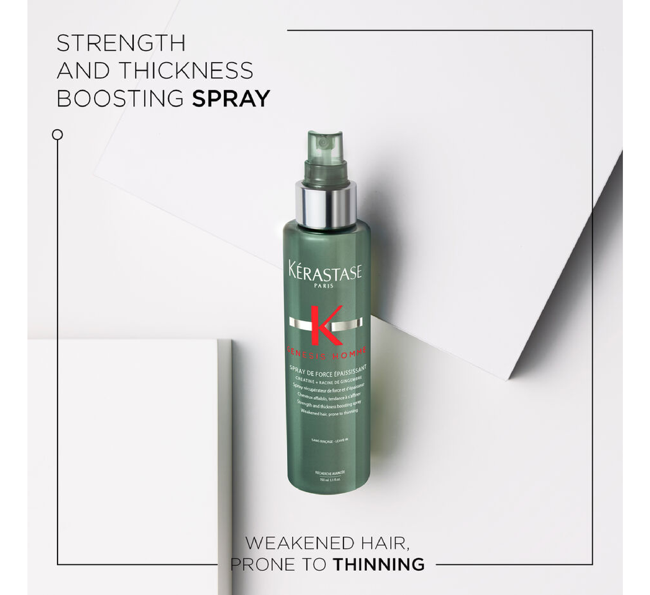 Kérastase Genesis Homme Spray De Force Epaississant Thickening Spray *150ml