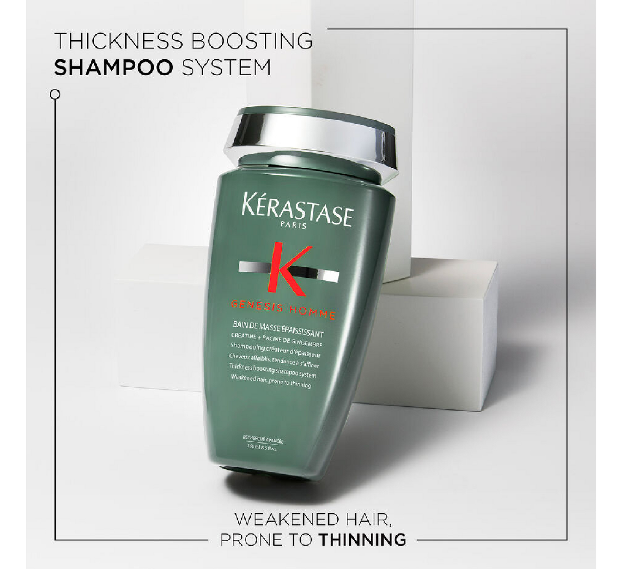 Shampo Kérastase Genesis Homme Bain De Masse Epaississant *250 ml