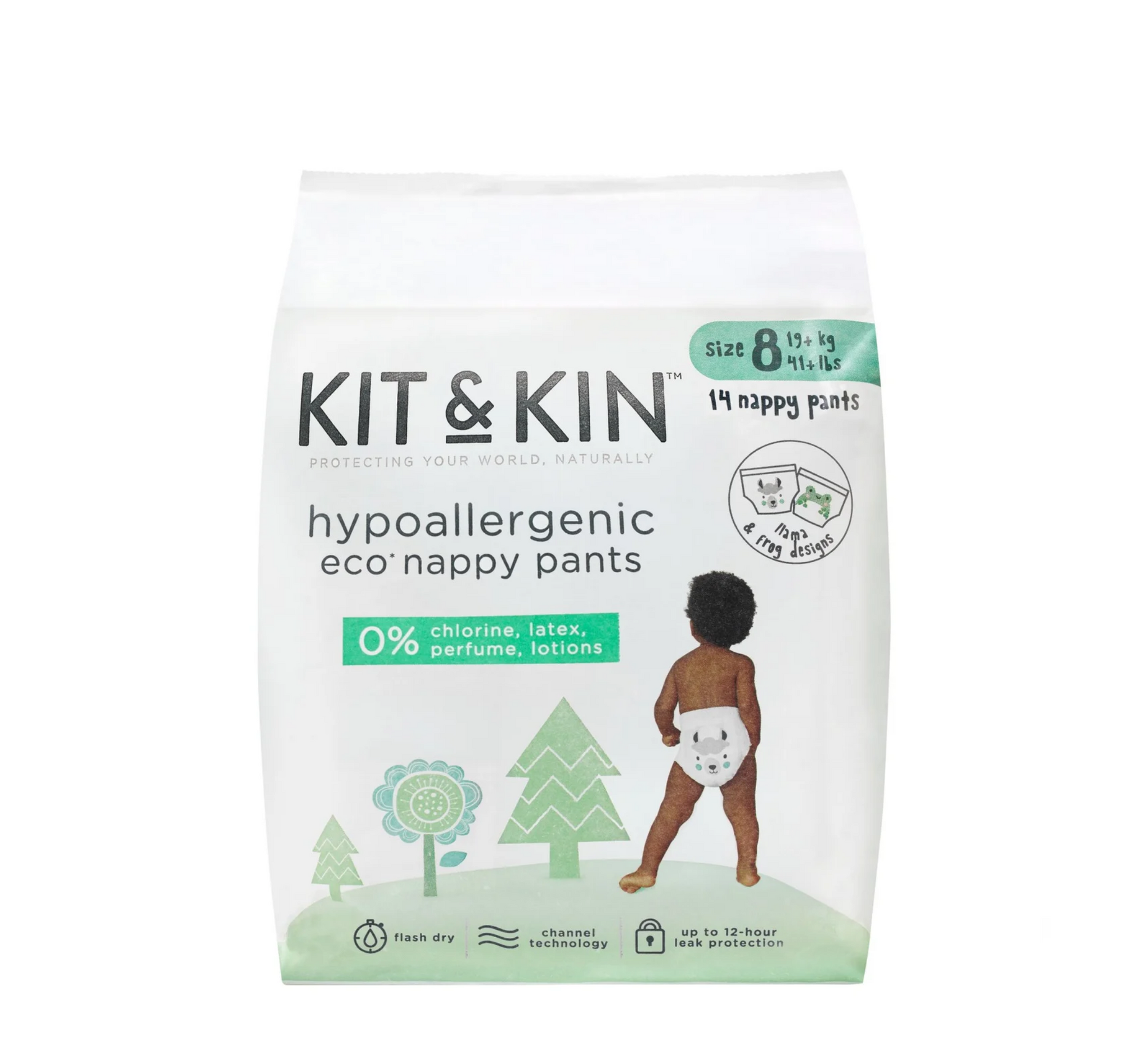 Хипоалергенски пелени Kit & Kin 8 *14 парчиња