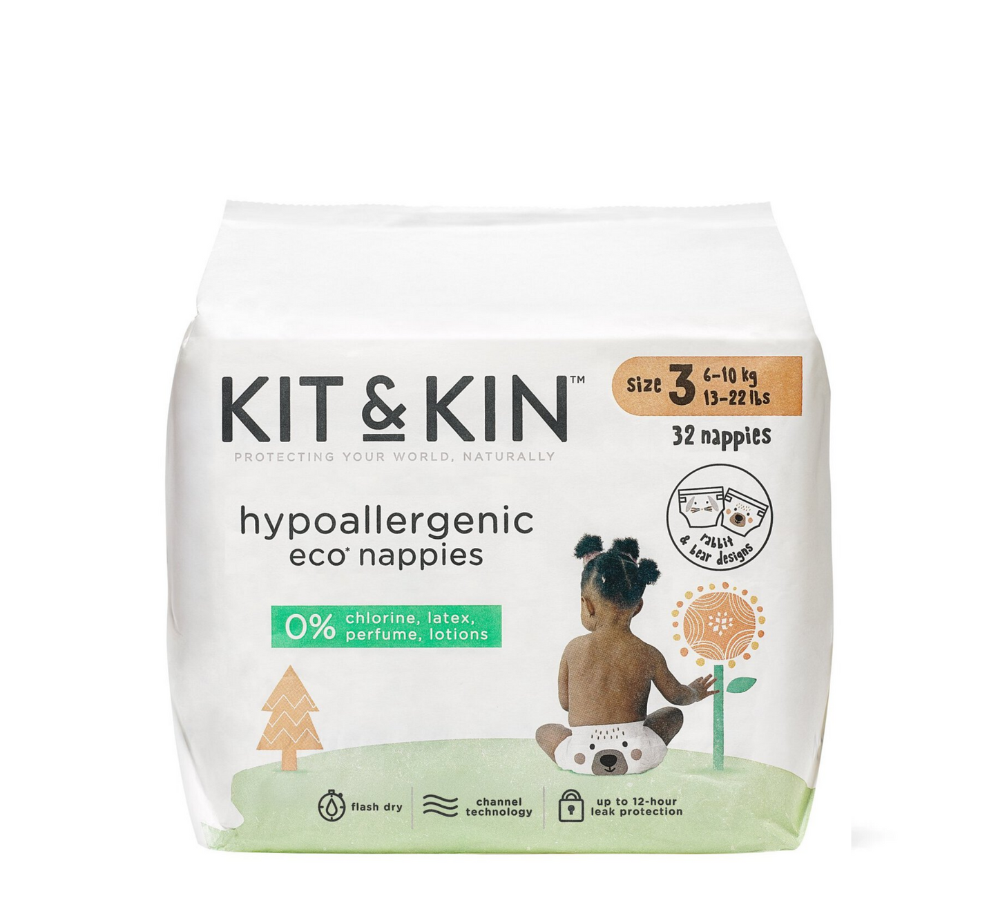 Kit & Kin Hypoallergenic Nappies 3 *32pcs