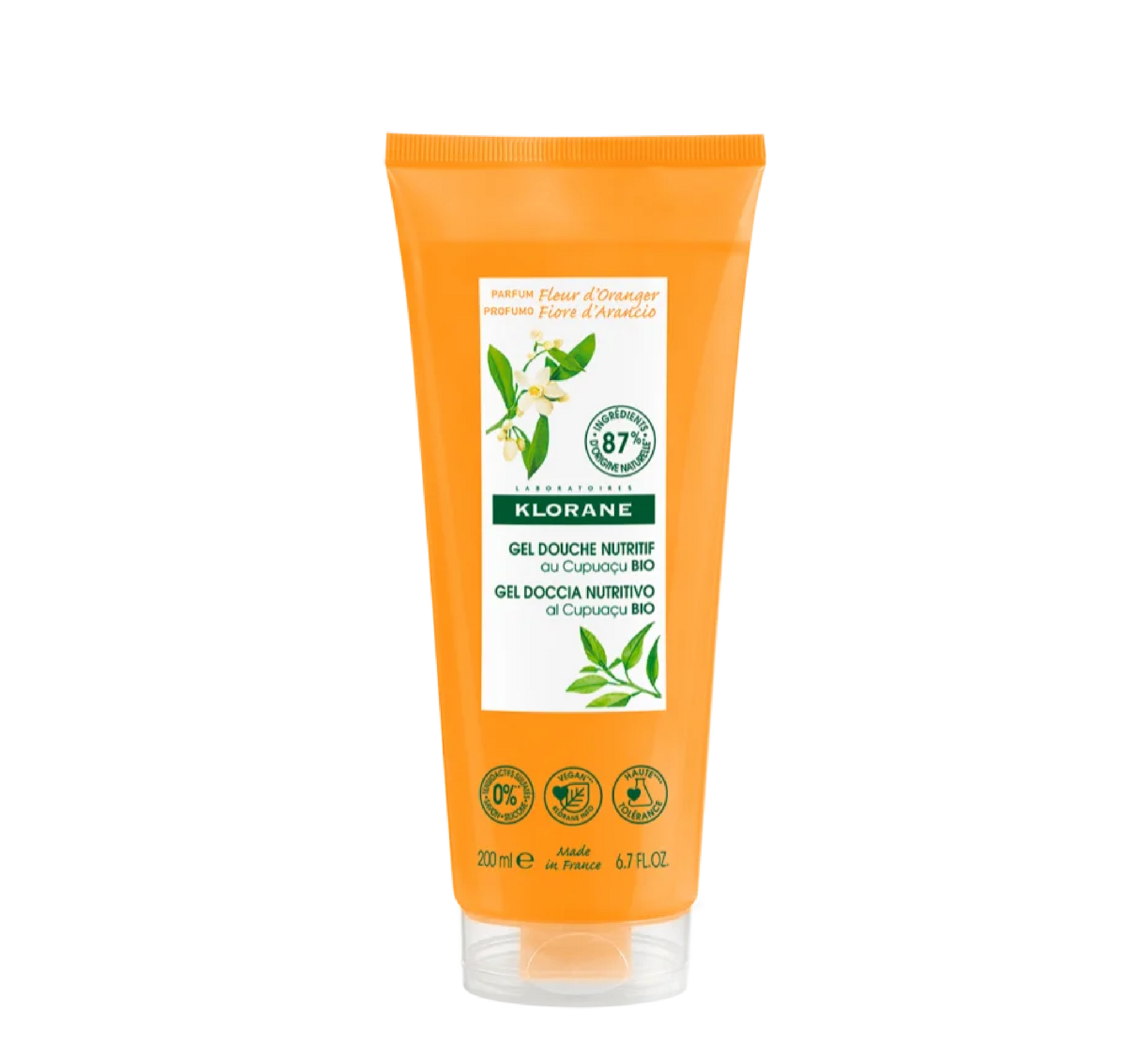 Klorane Gel Douche Miel d'Oranger *200 ml