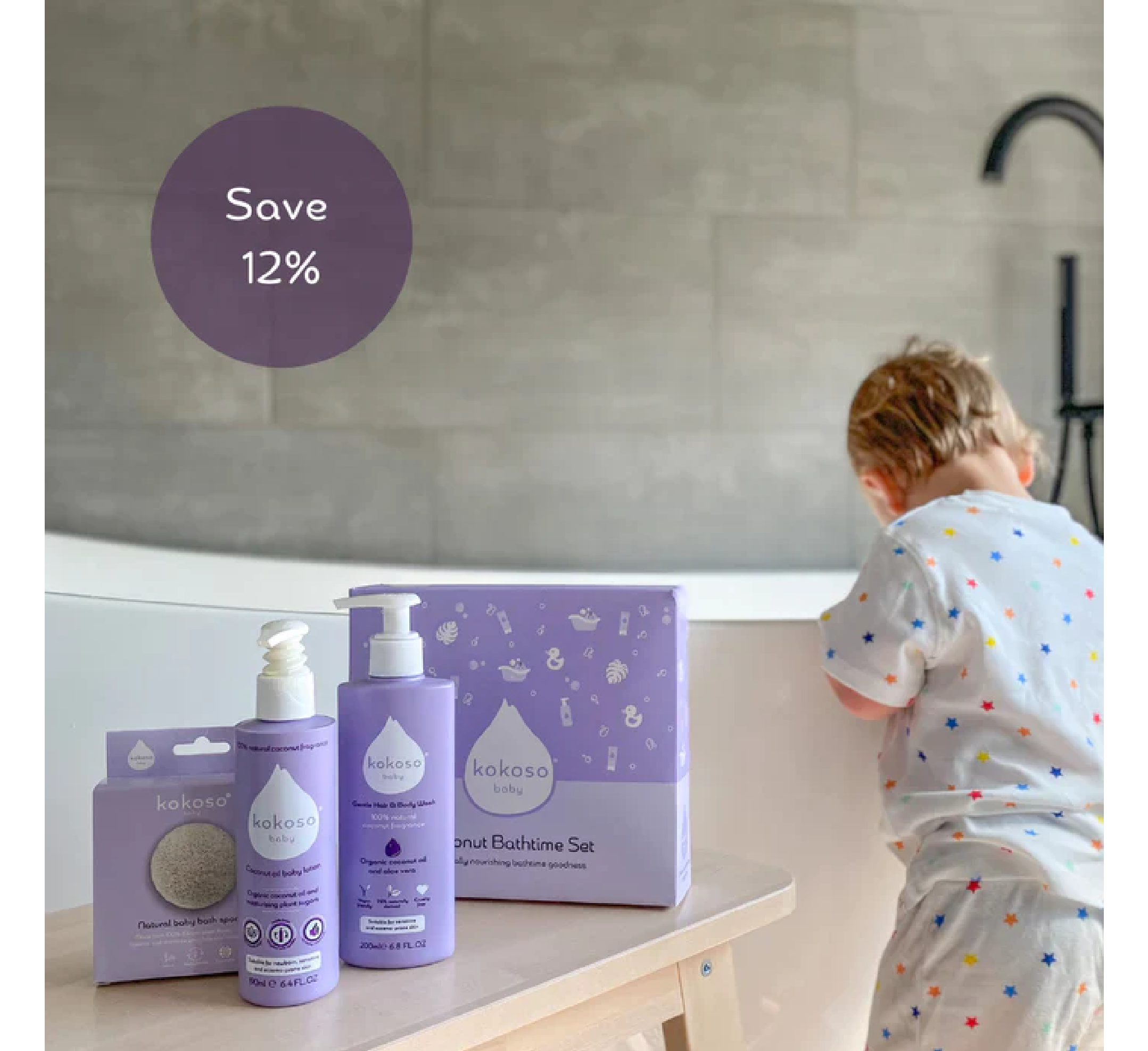 Kokoso Baby Bathtime Set