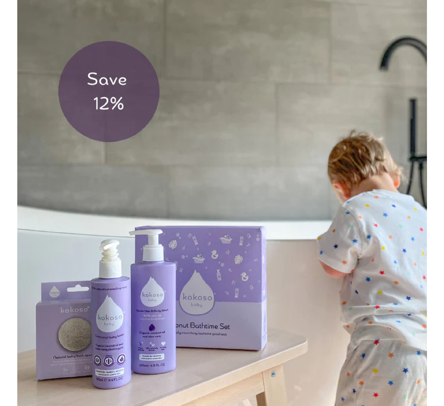 Set për larje për fëmijë Kokoso
