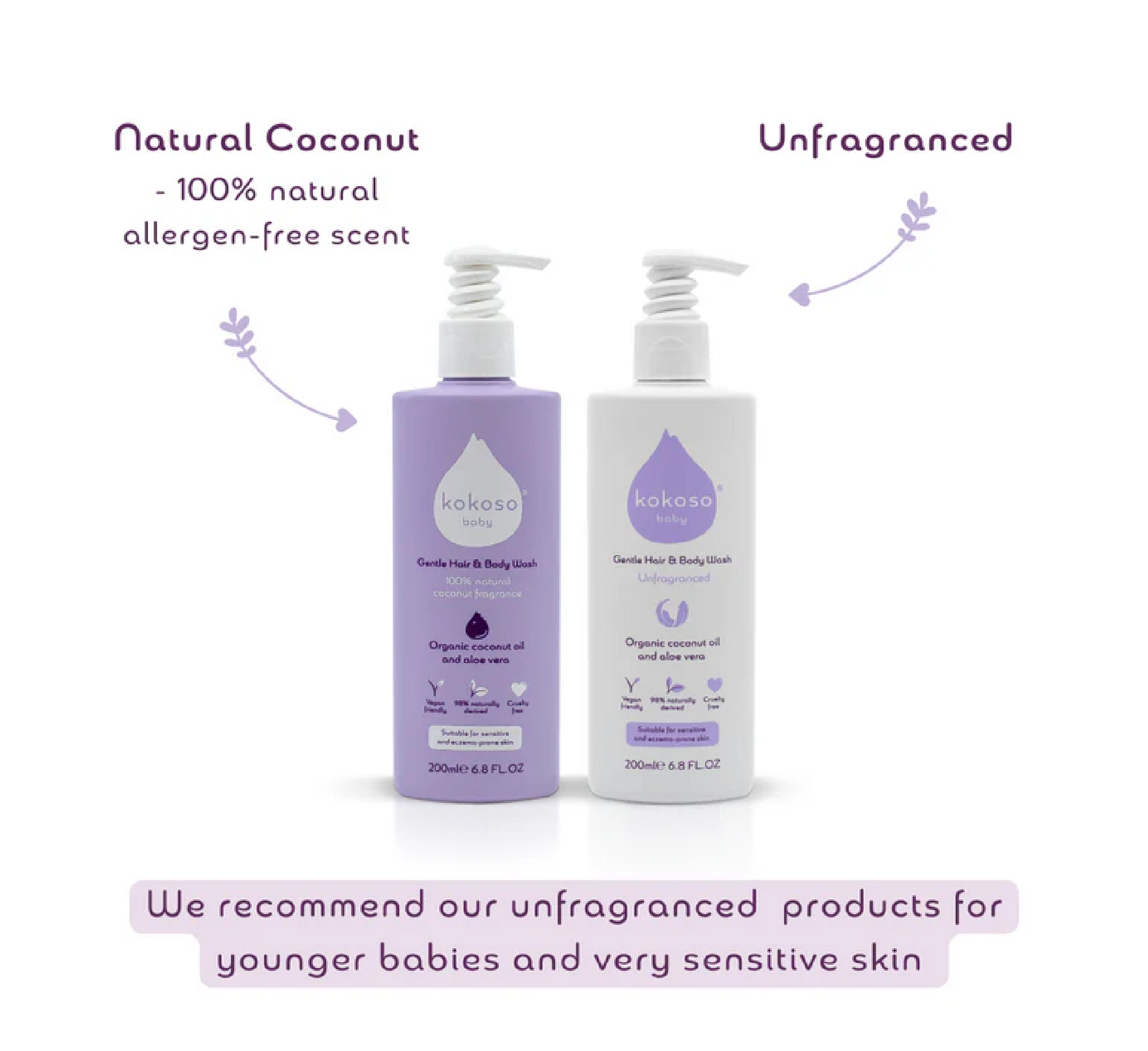 Kokoso Baby Sapun i butë për flokë dhe trup *200ml