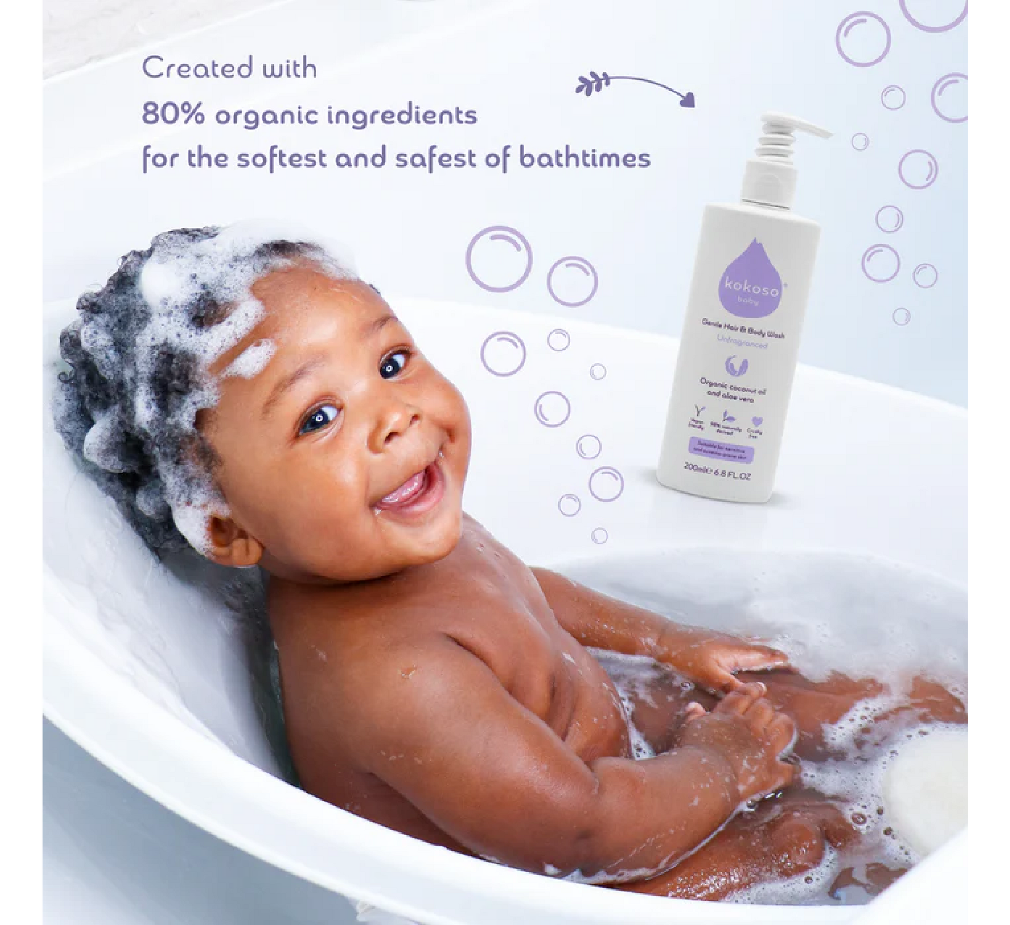 Kokoso Baby Sapun i butë për flokë dhe trup *200ml