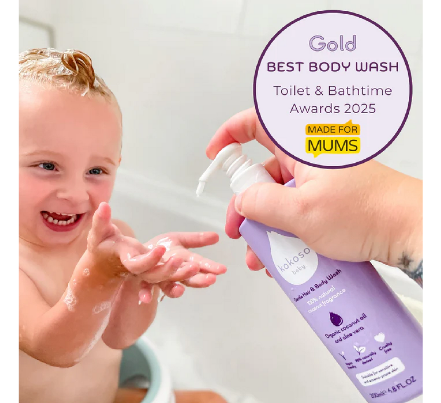 Kokoso Baby Sapun i butë për flokë dhe trup *200ml