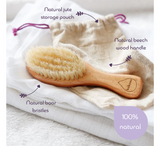 Kokoso Natural Baby Wood Hairbrush