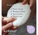Kokoso Natural Konjac Baby Bath Sponge