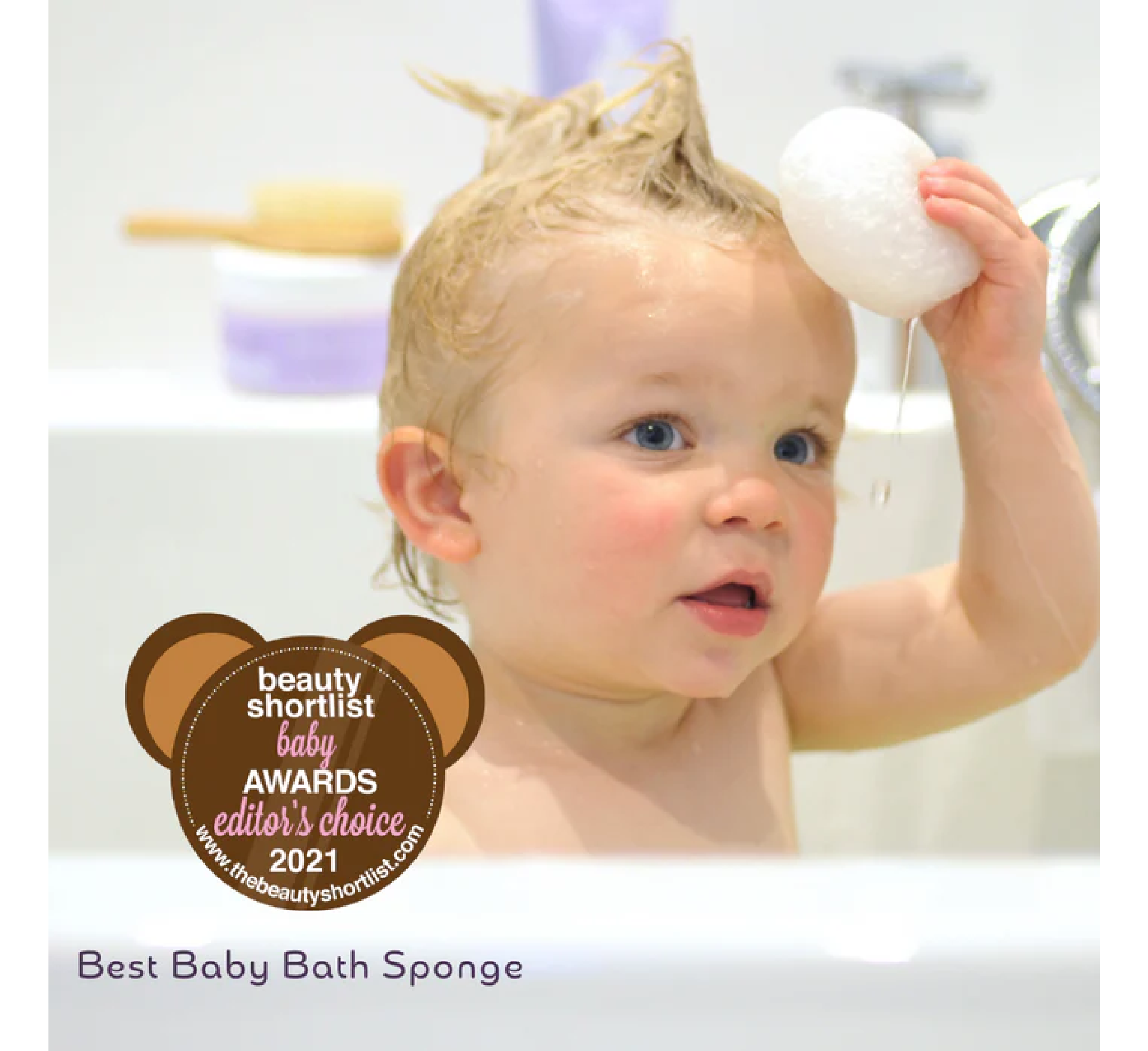 Kokoso Natural Konjac Baby Bath Sponge