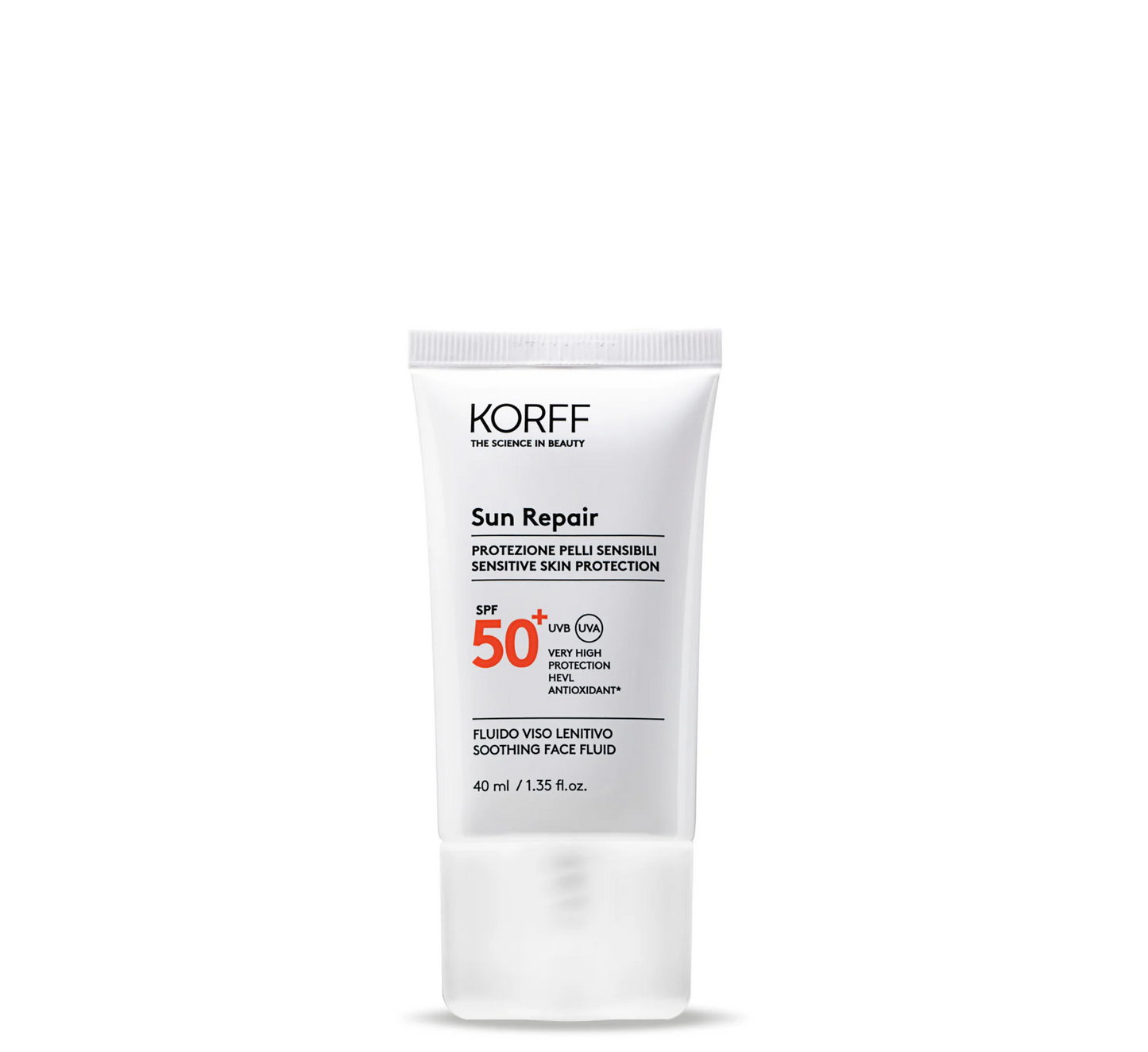 Korff Sun Repair Qetësues për Fytyrën me Lëng Spf50+ *40ml