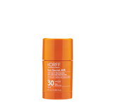 Korff Sun Secret Air Stick Spf30, pastrues me krem për fytyrën Korff Sun Secret Air Stick, për fytyrën me ngjyrë të kuqe, me spf30.