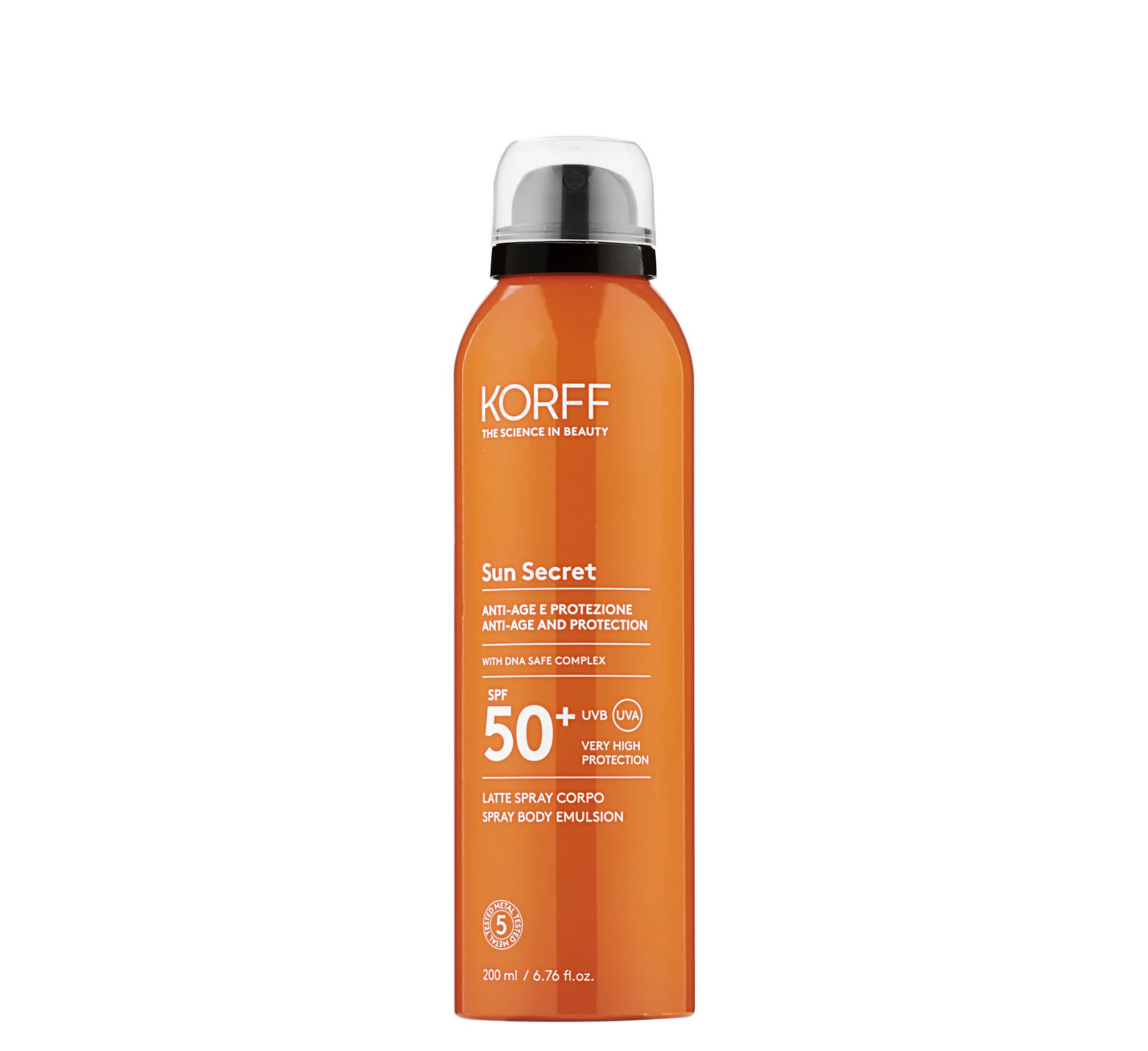 Korff Sun Secret Emulsion për Trupin SPF50+ *200ml