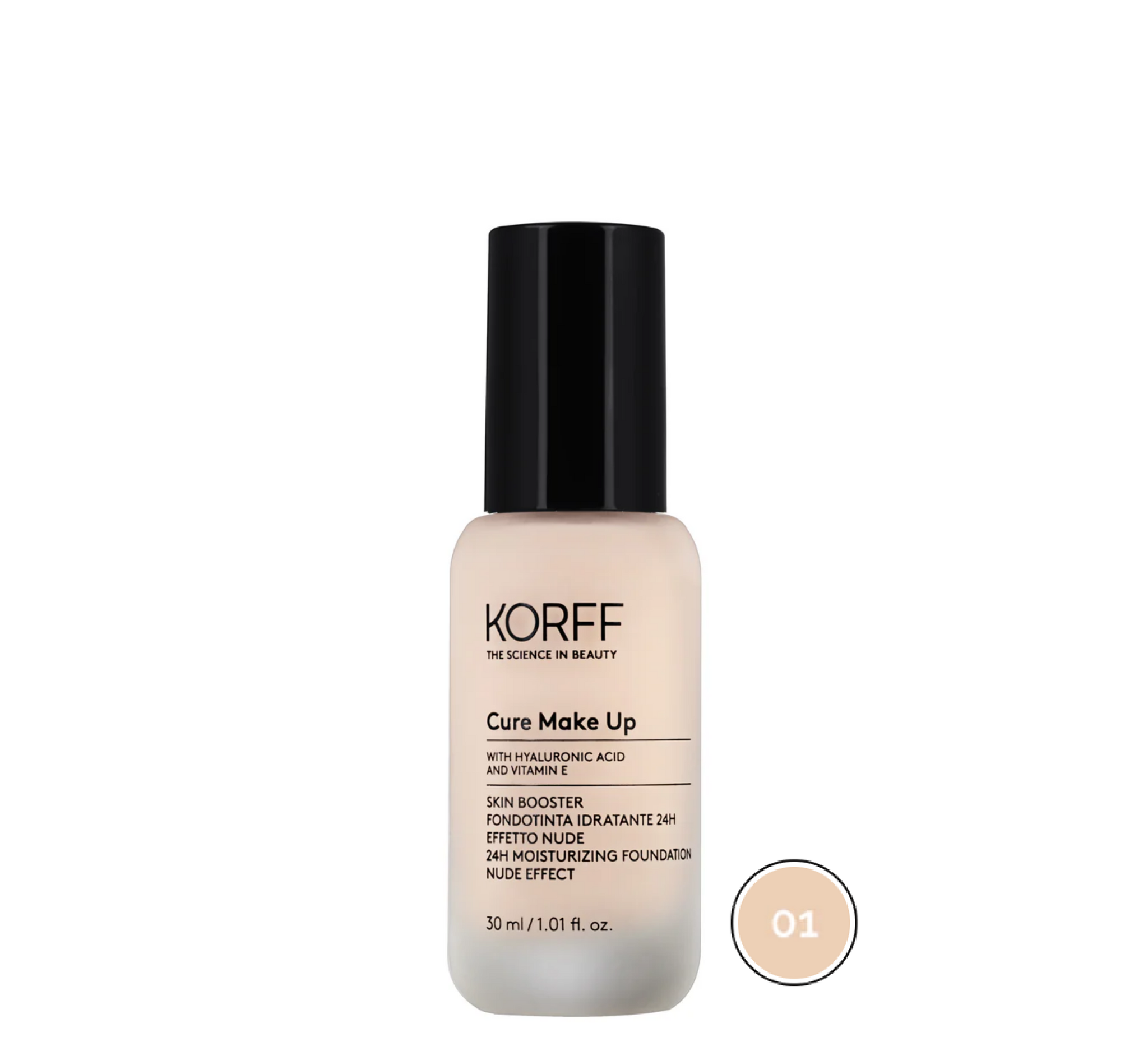 Korff Cure Make Up 24H Moisturizing Foundation Nude Effect *30ml