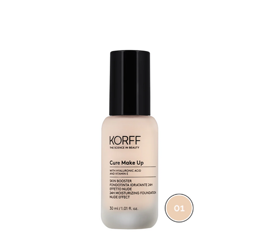 Korff Cure Make Up 24H Moisturizing Foundation Nude Effect *30ml