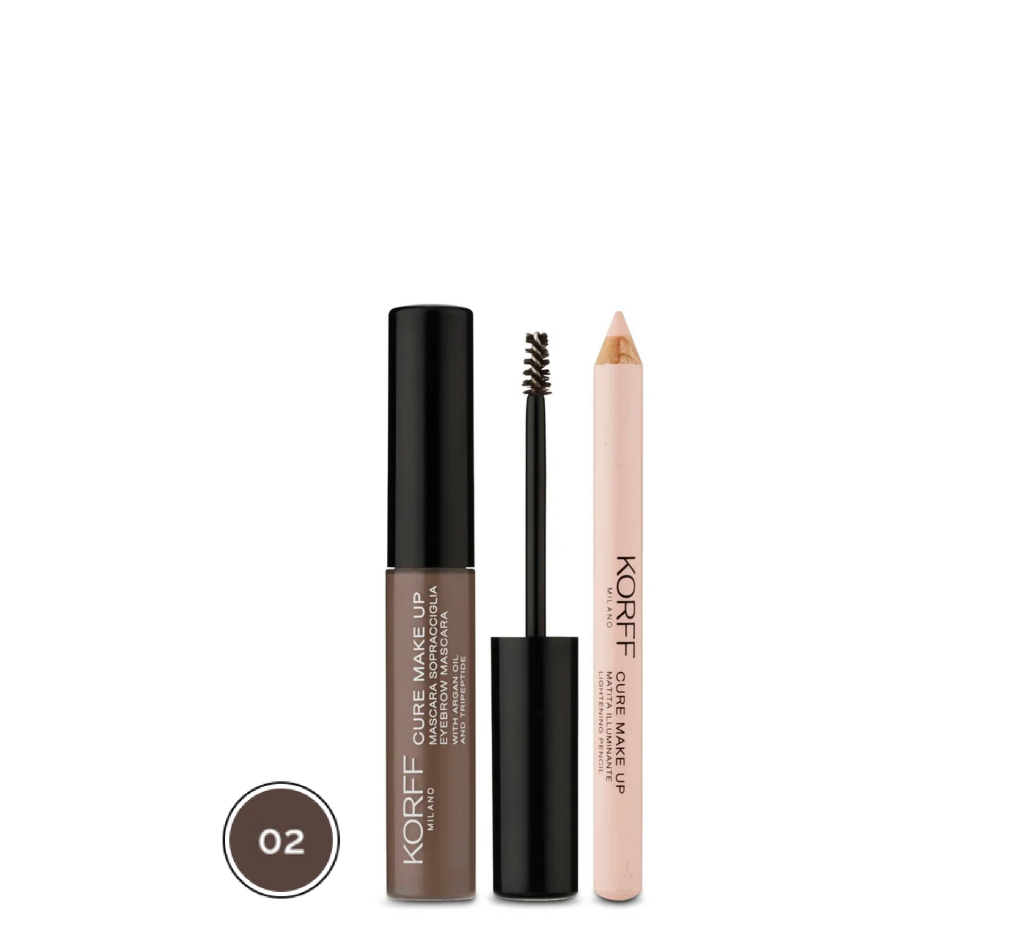 Korff Cure Make Up KIT (Eyebrow Mascara + Lightening Pencil)