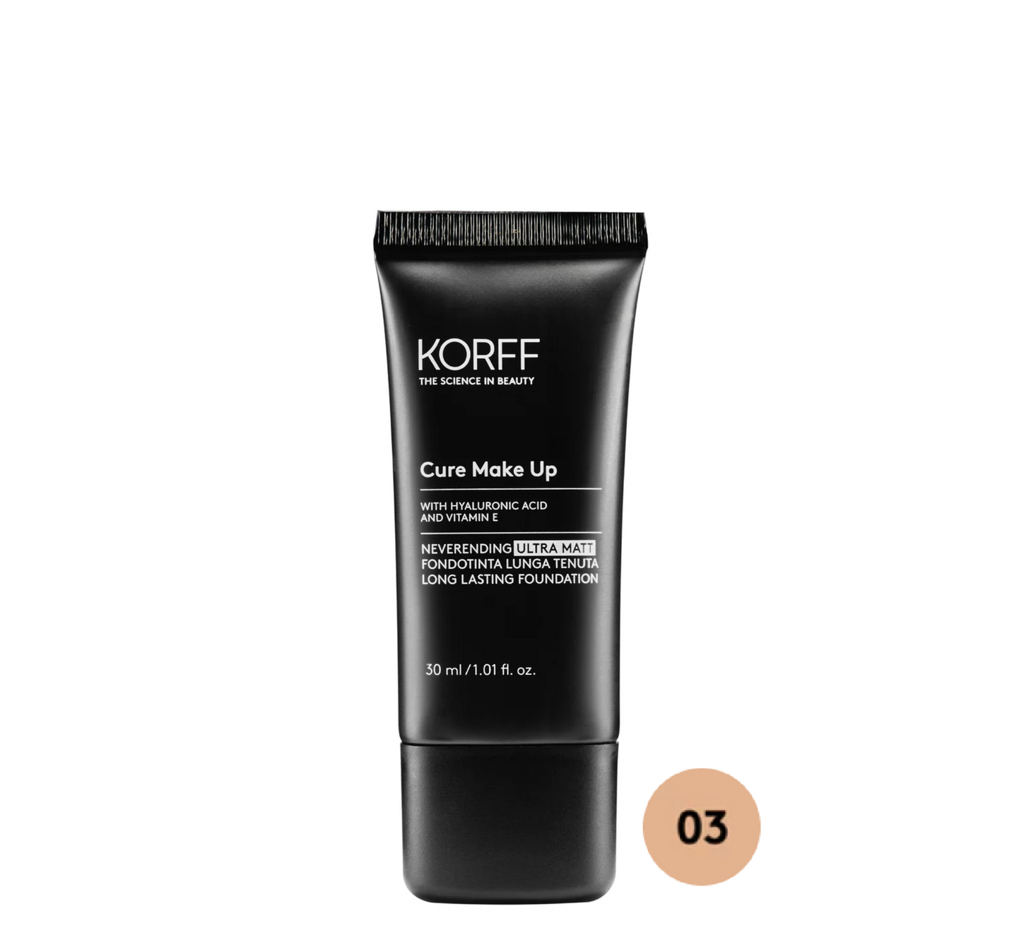 Korff Cure Make Up Neverending Ultra-Matt Long-Lasting Foundation Spf30 *30ml