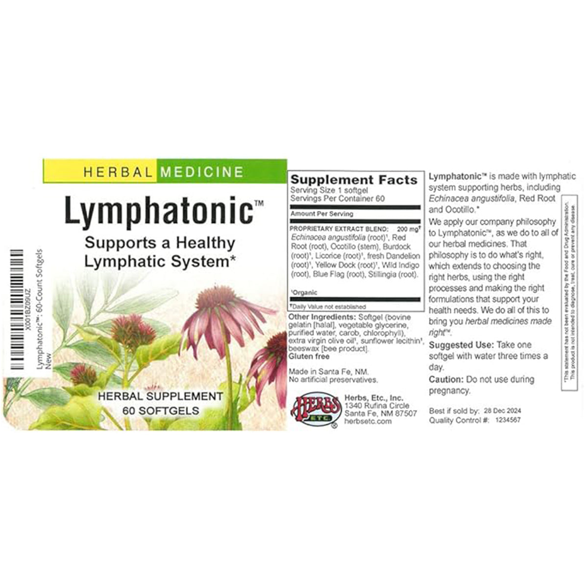 LYMPHATONIC Softgels x 30 sgels_TRACE HERBALS