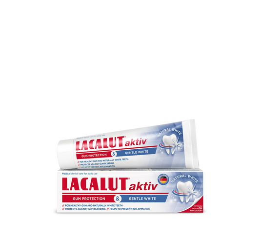 Lacalut Aktiv Gum Protection & Gentle White Toothpaste *75ml