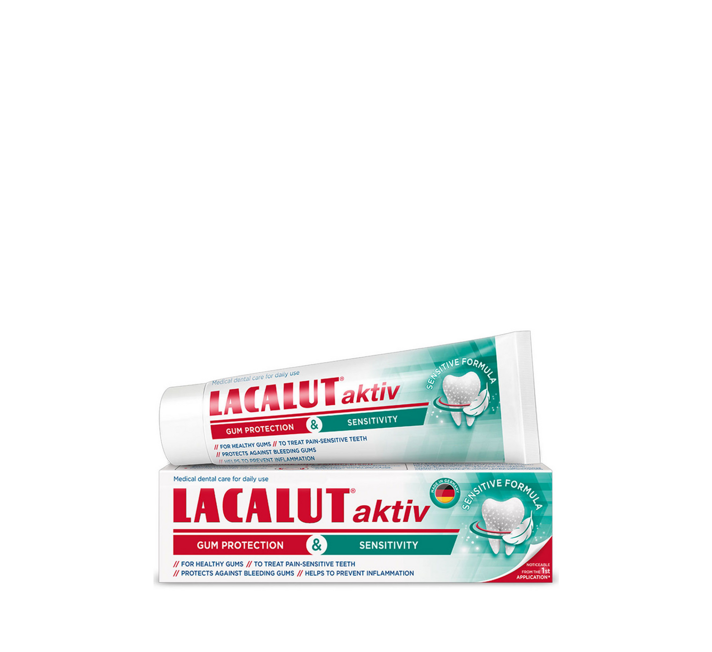 Pastë dhëmbësh Lacalut Aktiv Gum Protection &amp; Sensitivity *75ml