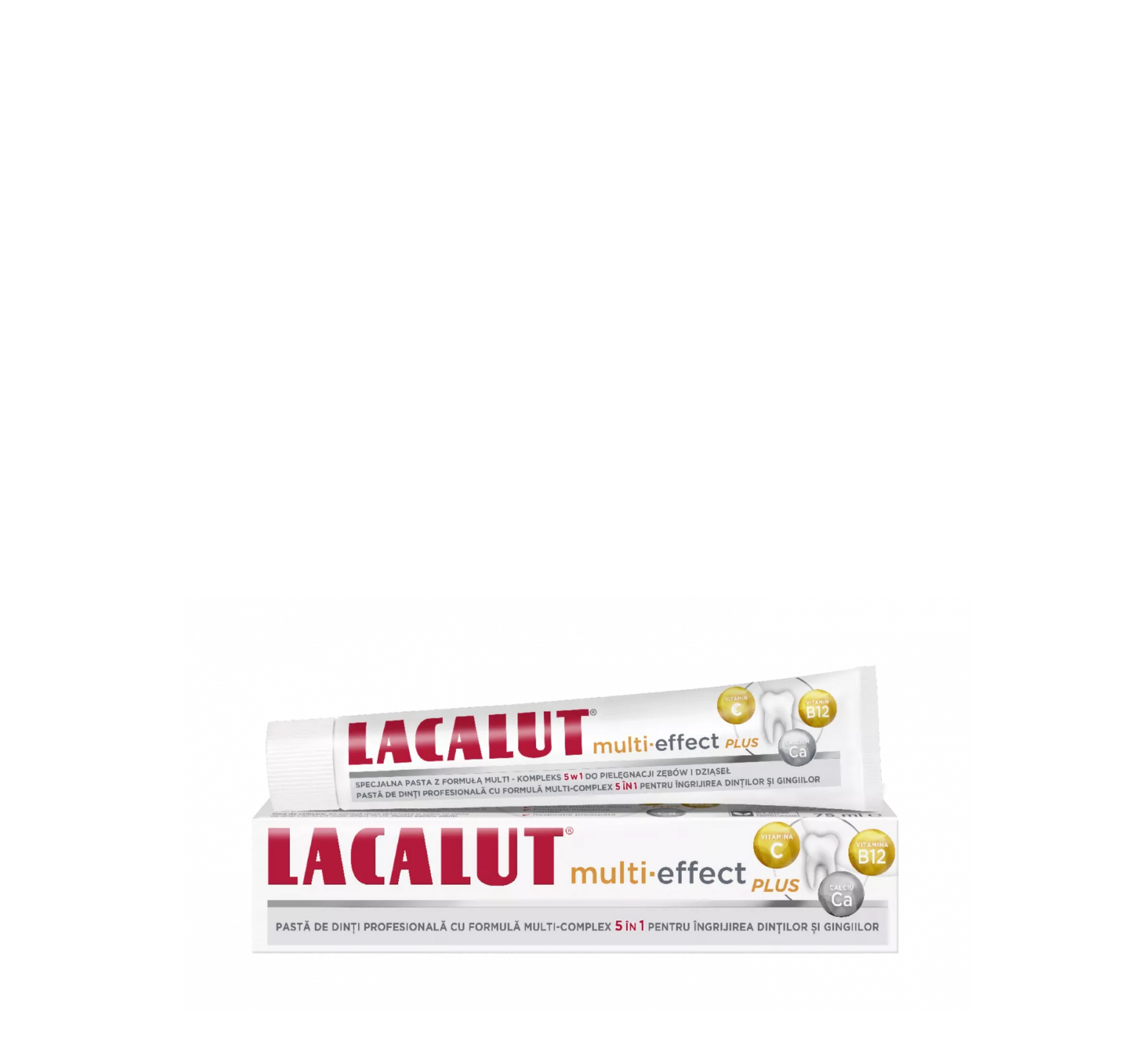 Pastë dhëmbësh Lacalut Multi-Effect Plus Vitaminë 5 në 1 *75ml