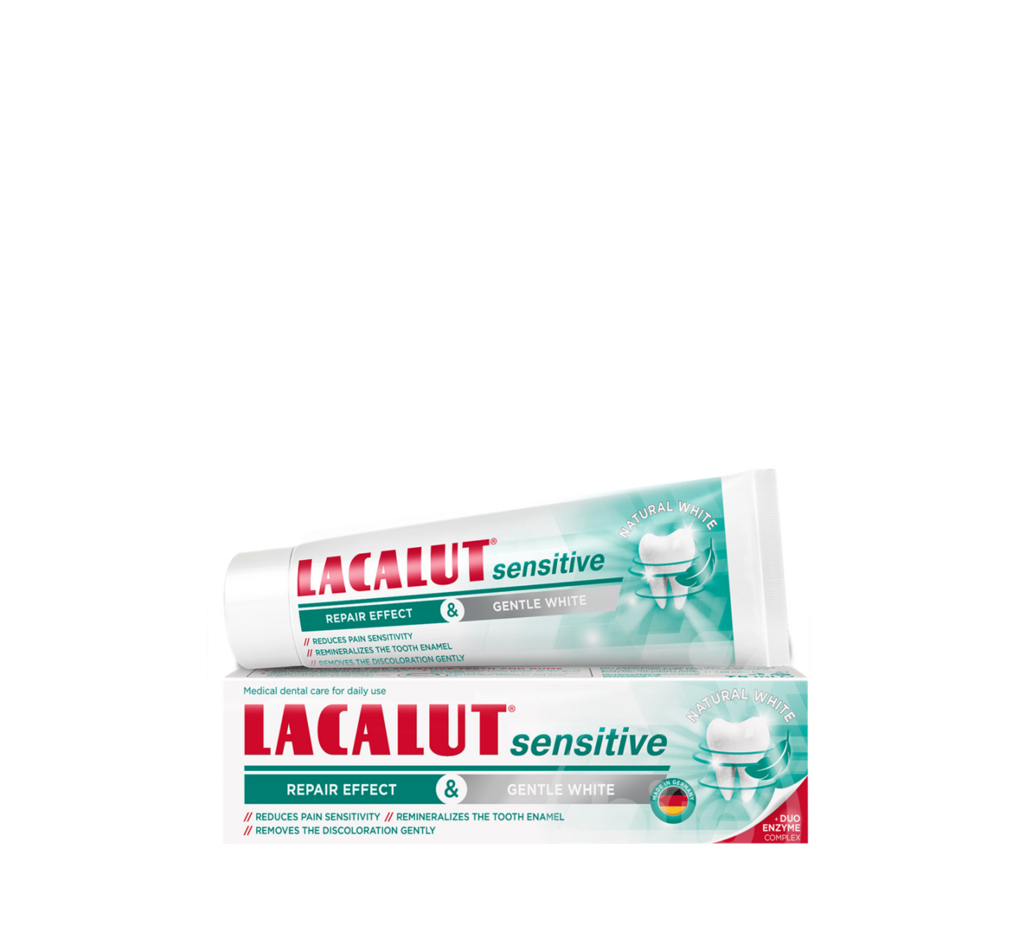 Pastë dhëmbësh Lacalut Sensitive Repair Effect &amp; Gentle White *75ml