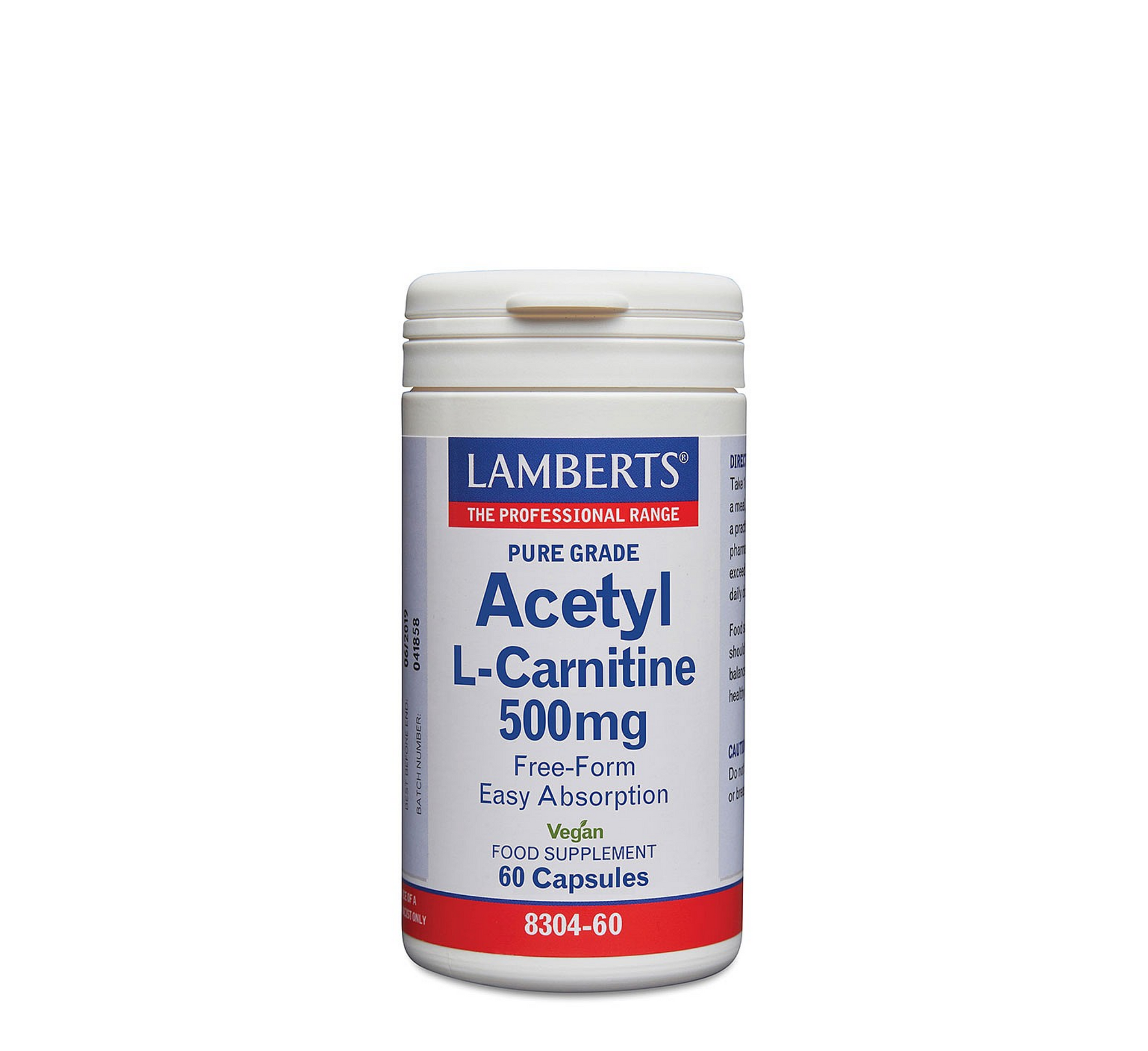 Lamberts Acetyl L-Carnitine 500mg *60caps