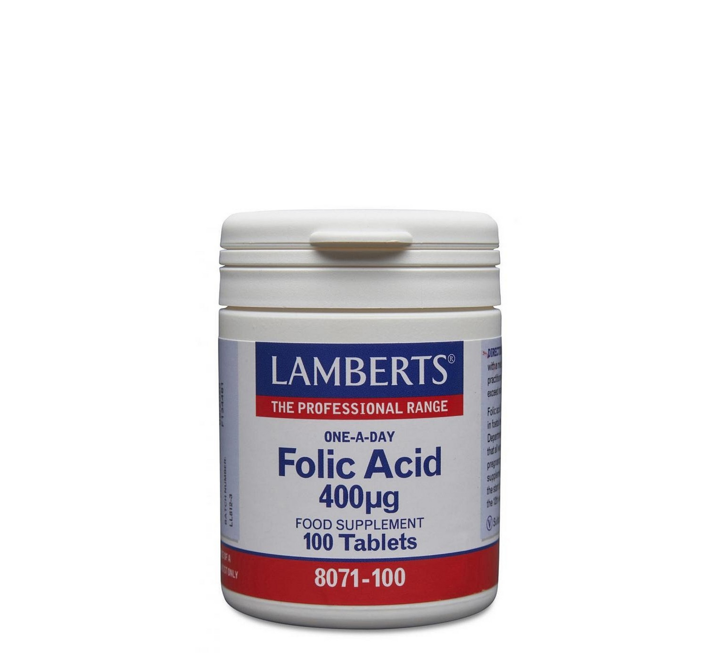 Acid folik Lamberts 400mg *100 tableta