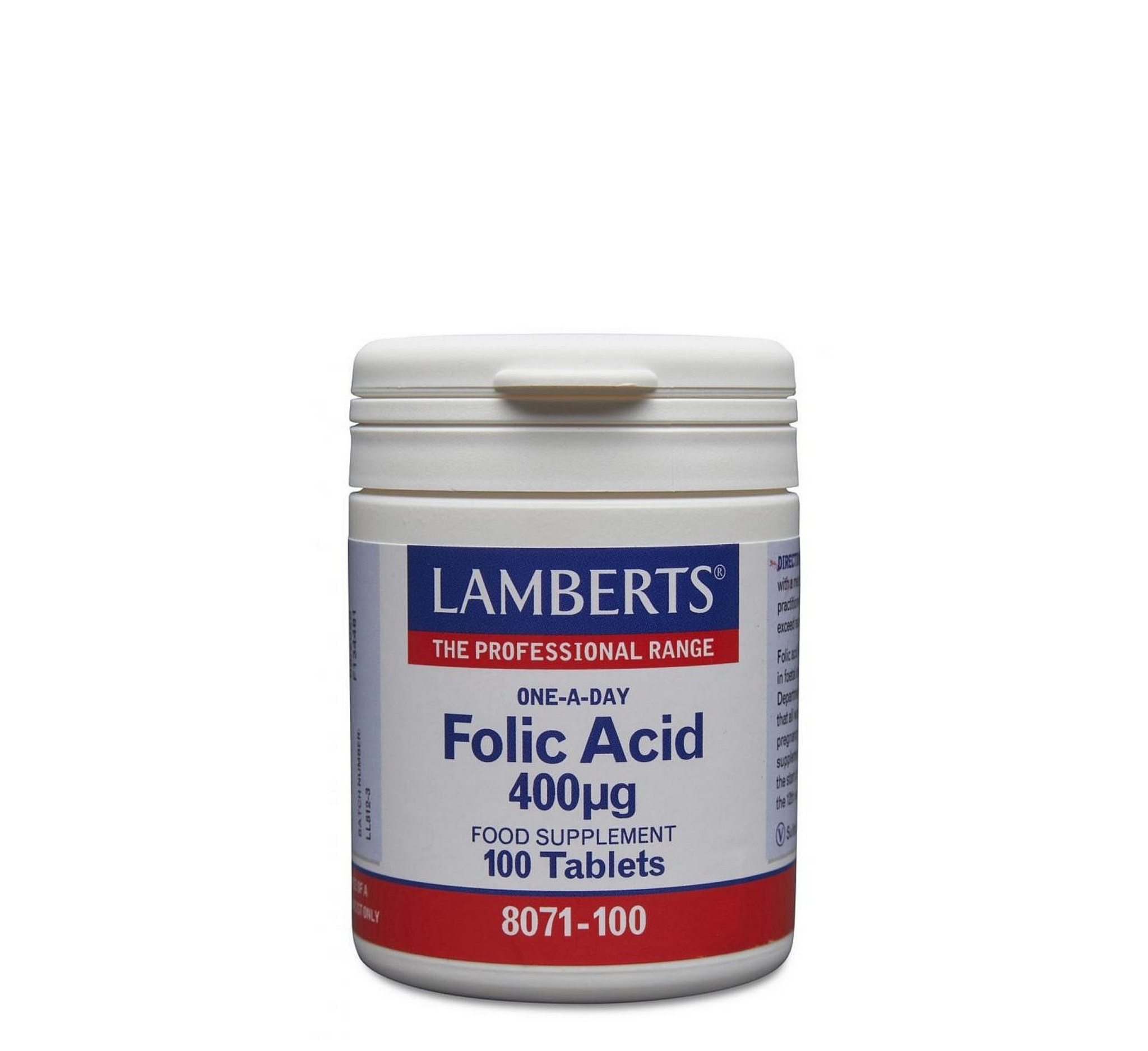 Acid folik Lamberts 400mg *100 tableta
