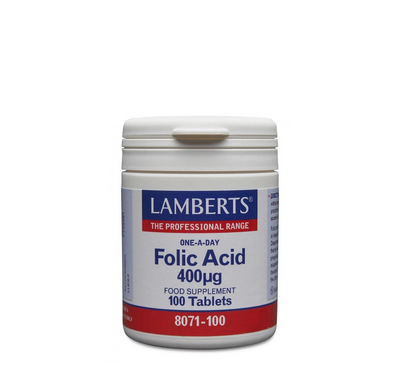 Acid folik Lamberts 400mg *100 tableta