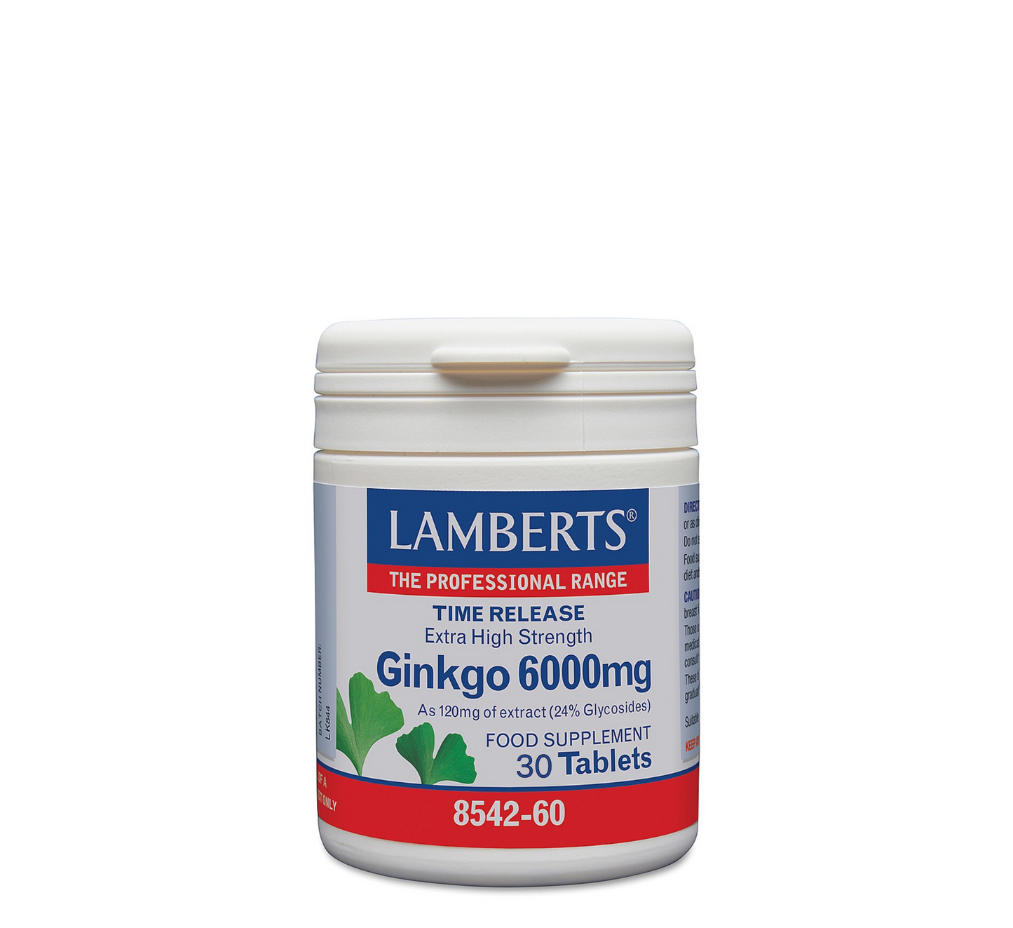 Ekstrakt Ginkgo Biloba Lamberts 6000mg *30 tableta