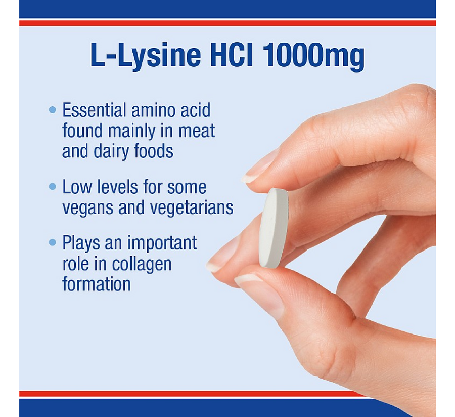 Lamberts L-Lysine HCI 1000mg *120tab