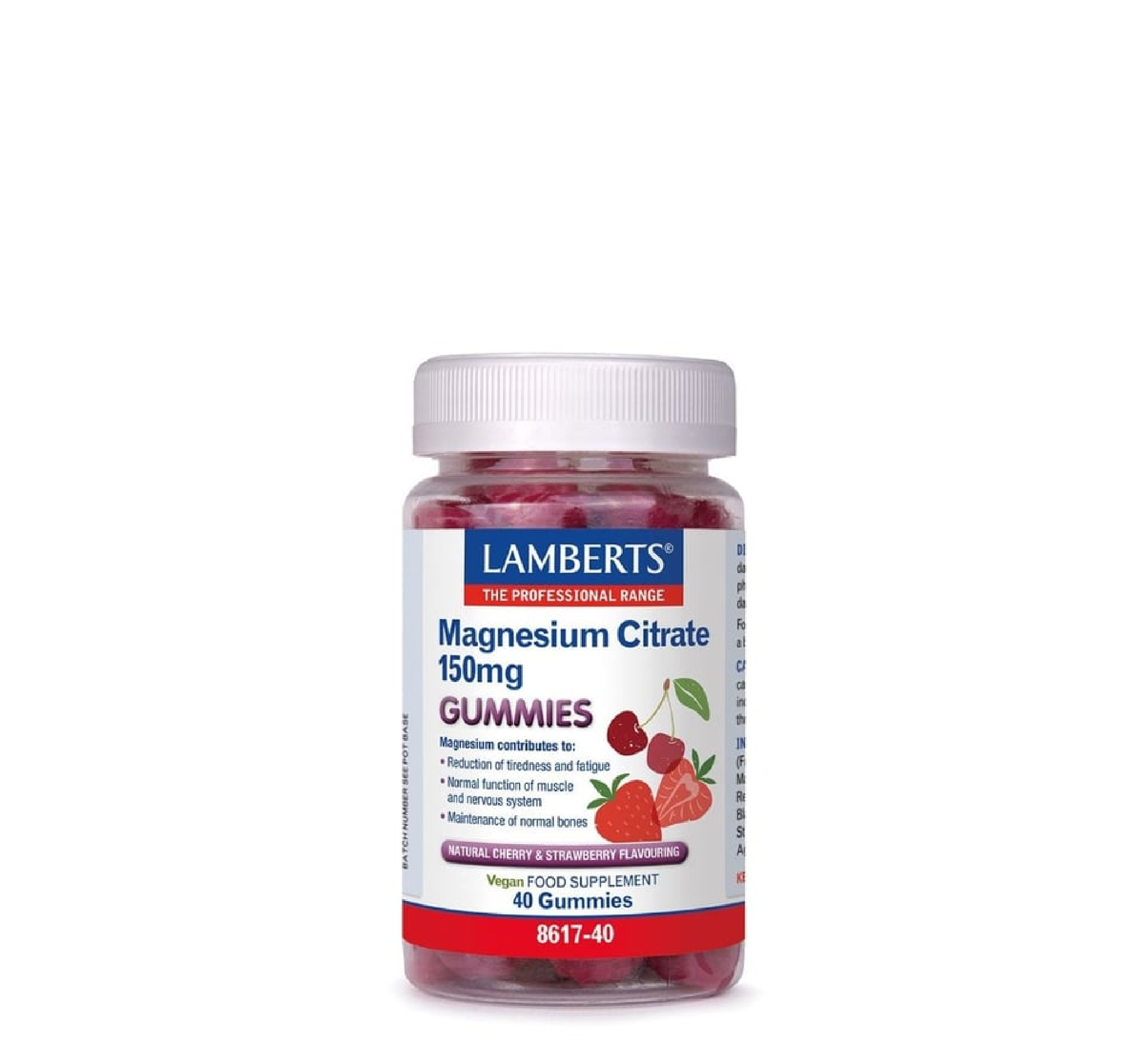 Lamberts Magnesium Citrate Gummies 150 mg *40 gummies