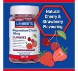 Lamberts Magnesium Citrate Gummies 150 mg *40 gummies