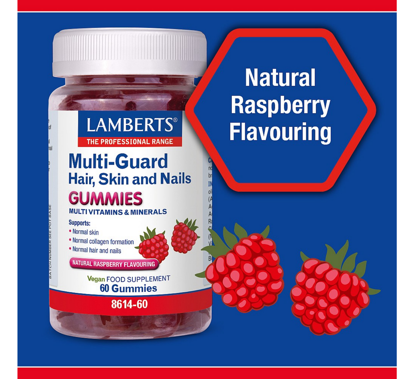 Lamberts Multi-Guard Hair, Skin & Nails Gummies *60 gummies
