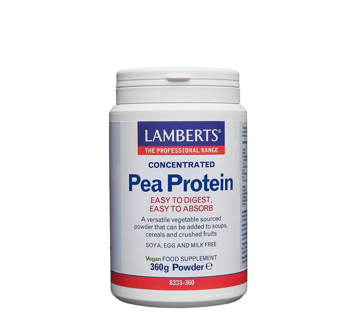 Lamberts Pea Protein (powder) *360gr