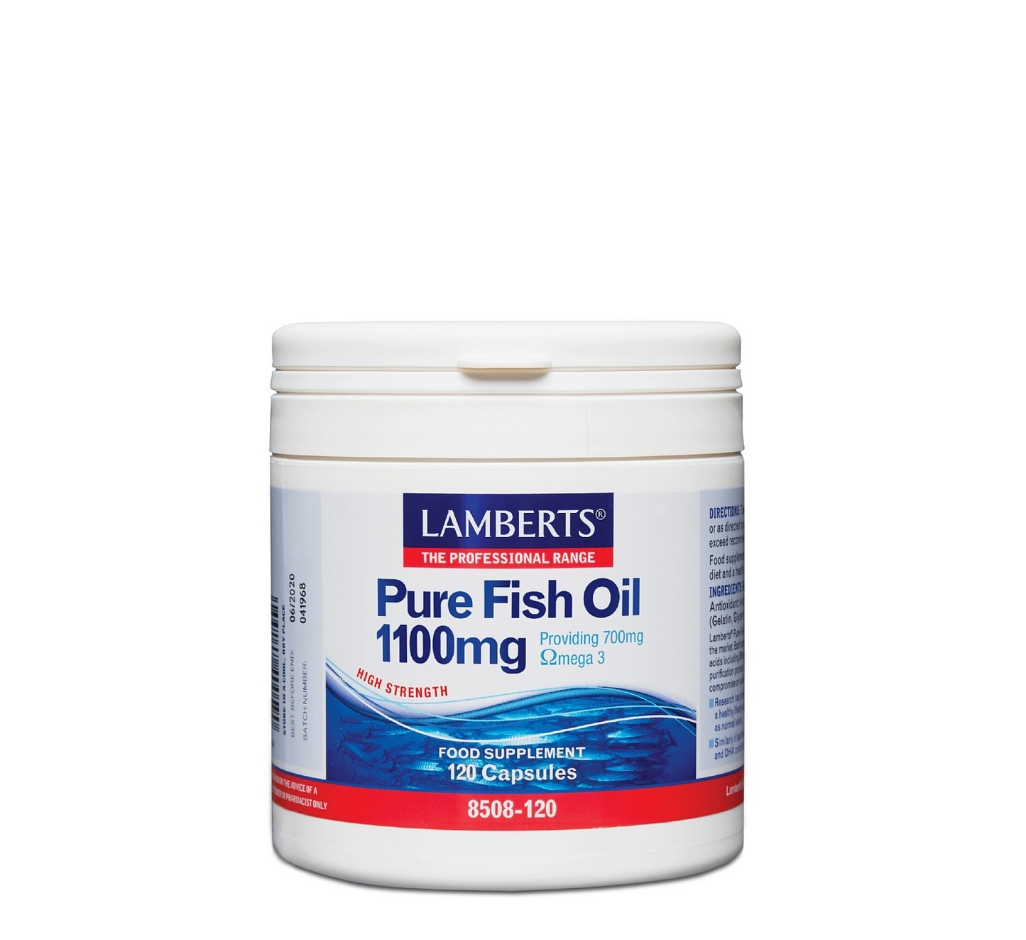 Vaj Peshku i Pastër Lamberts 1100mg *60 kapsula