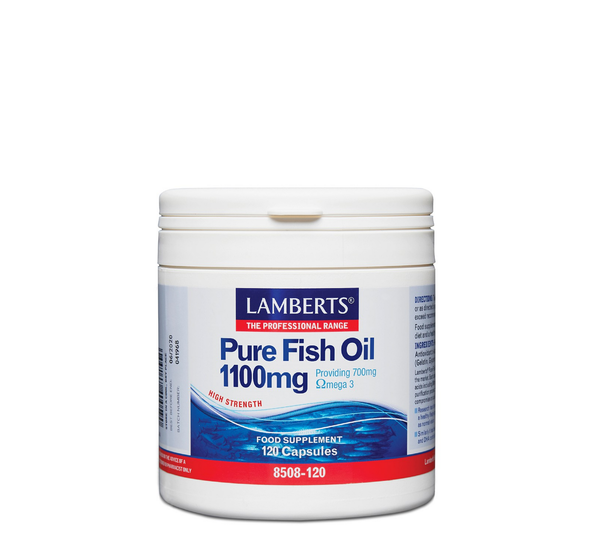 Vaj Peshku i Pastër Lamberts 1100mg *60 kapsula