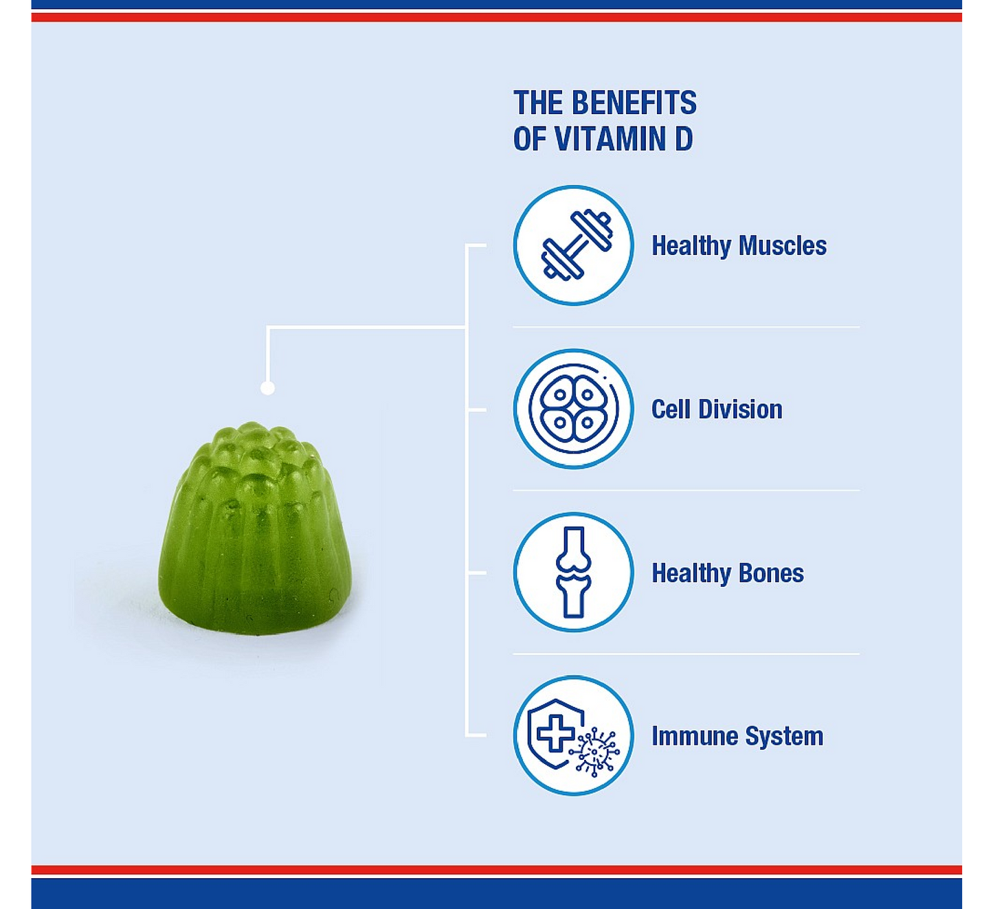 Lamberts Vitamin D3 1000 IU Gummies *60pcs