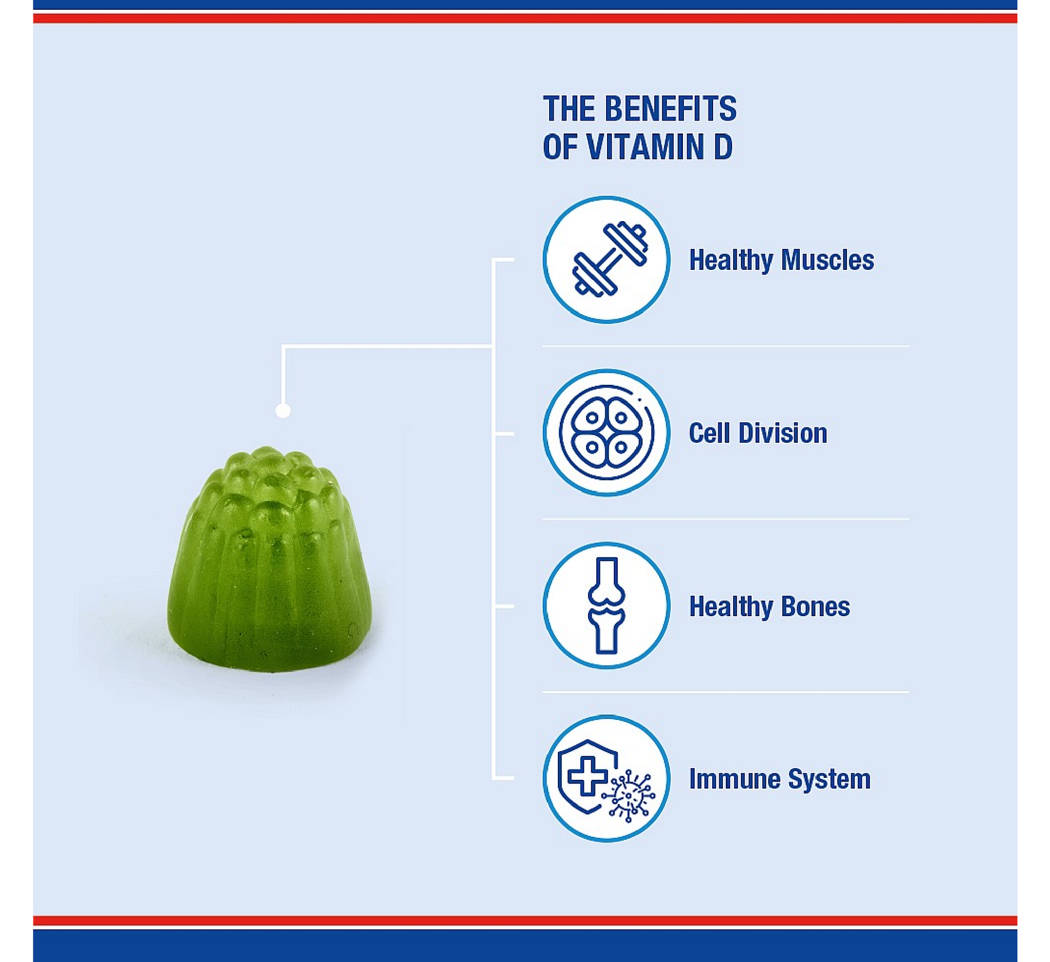 Lamberts Vitamin D3 1000 IU Gummies *60pcs