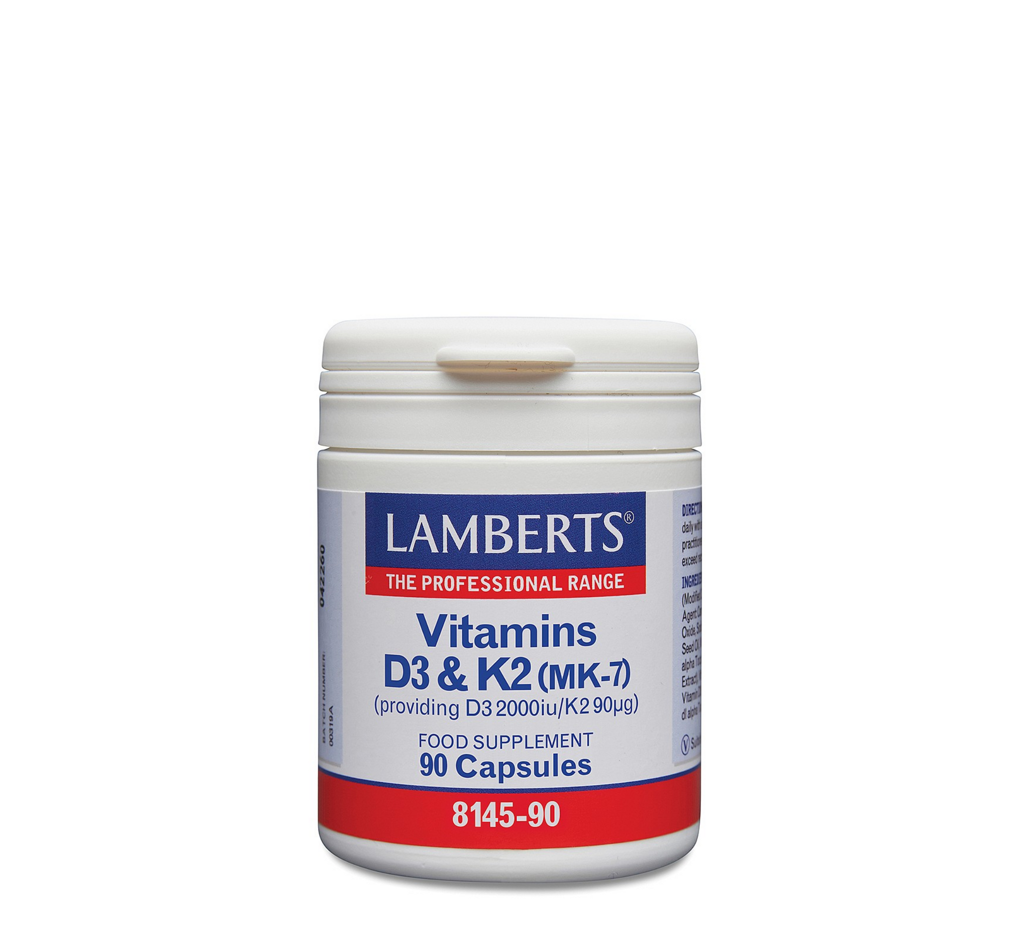 Lamberts Vitamin D3 2000 IU & K2 90μg *90caps