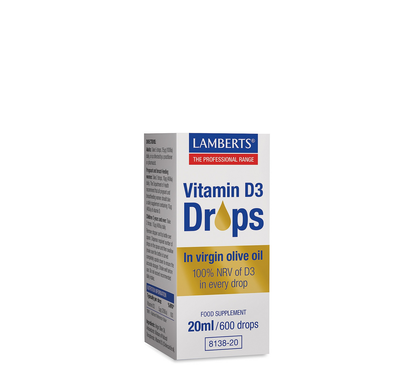 Lamberts Vitamin D3 Drops *20ml