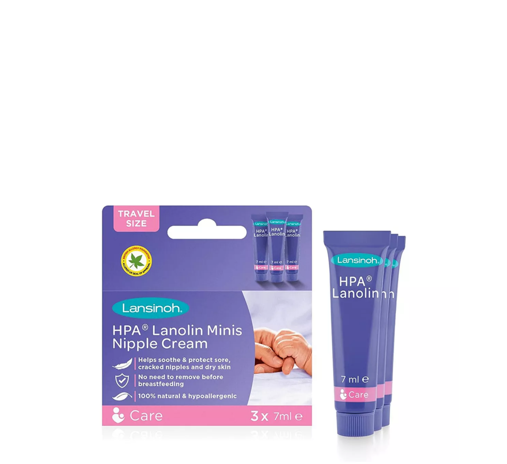 Lansinoh HPA Lanolin Minis Nipple Cream (3 x 7ml)