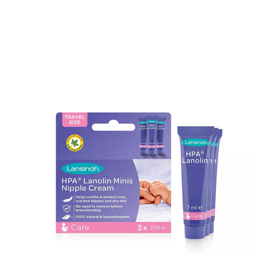 Lansinoh HPA Lanolin Minis Nipple Cream (3 x 7ml)